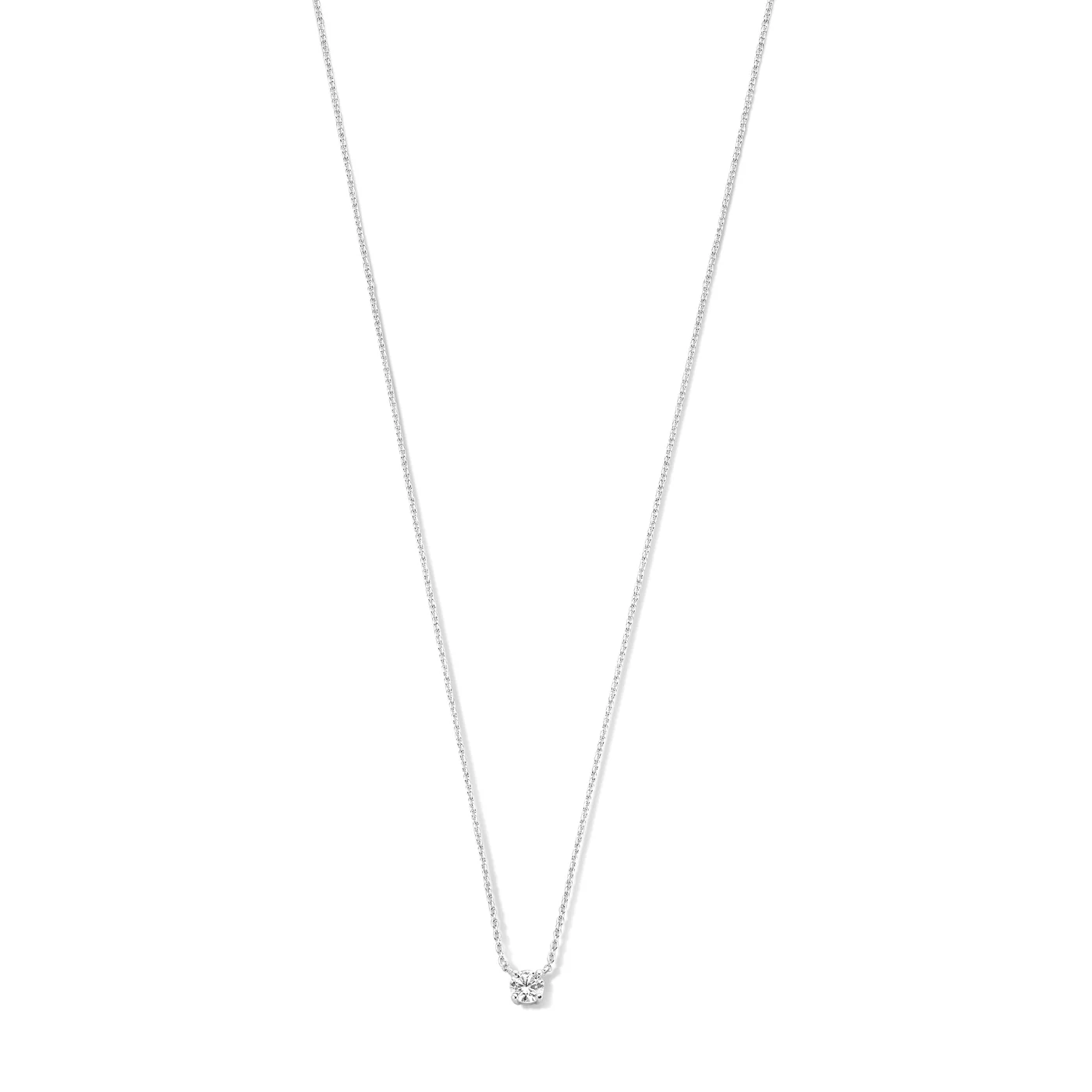Isabel Bernard Saint Germain Garance 14 Karaat Witgouden Ketting IB340140 (Lengte: 42.00 cm) - Image 5