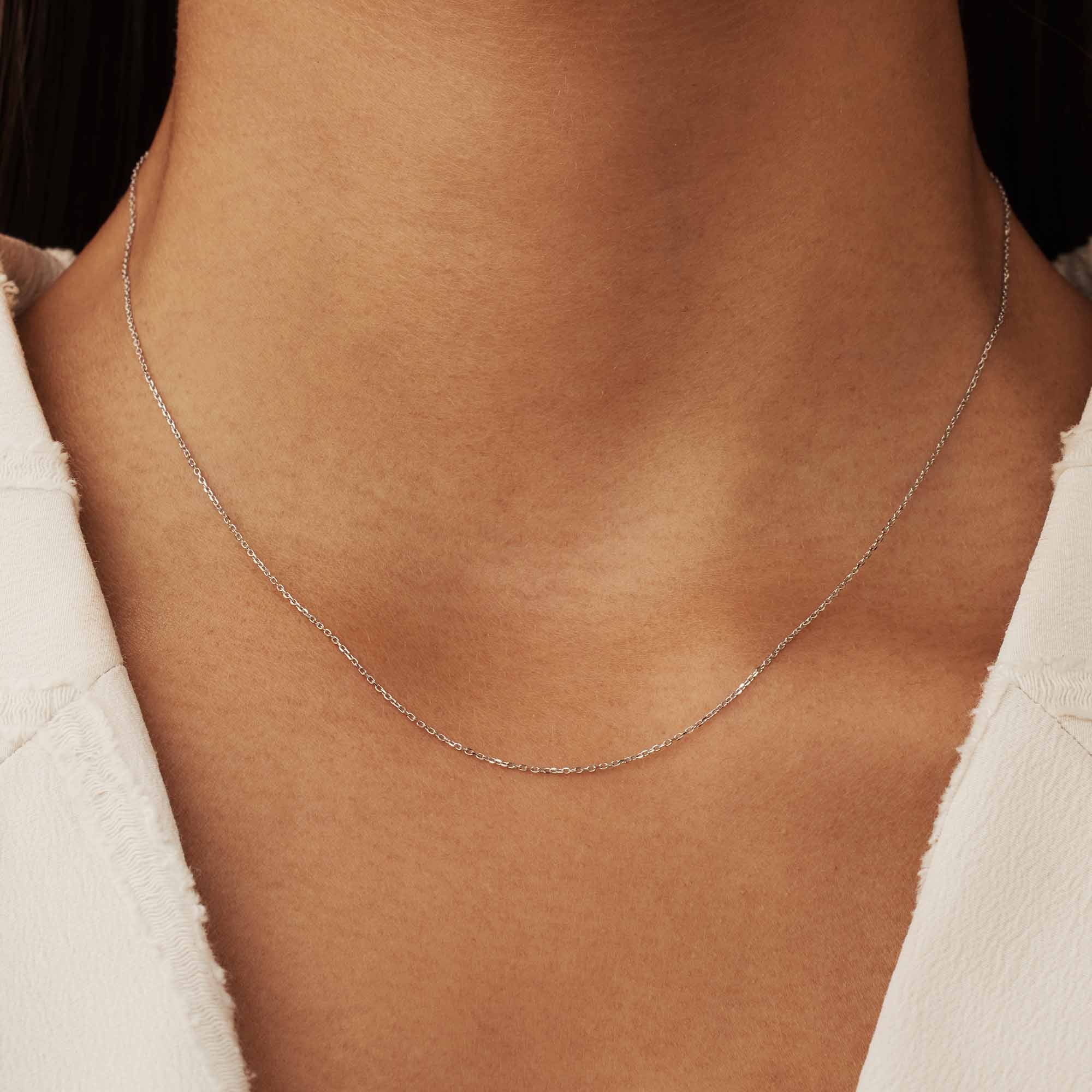 Isabel Bernard Saint Germain Nicole 14 Karaat Witgouden Collier IB340119 - Image 2