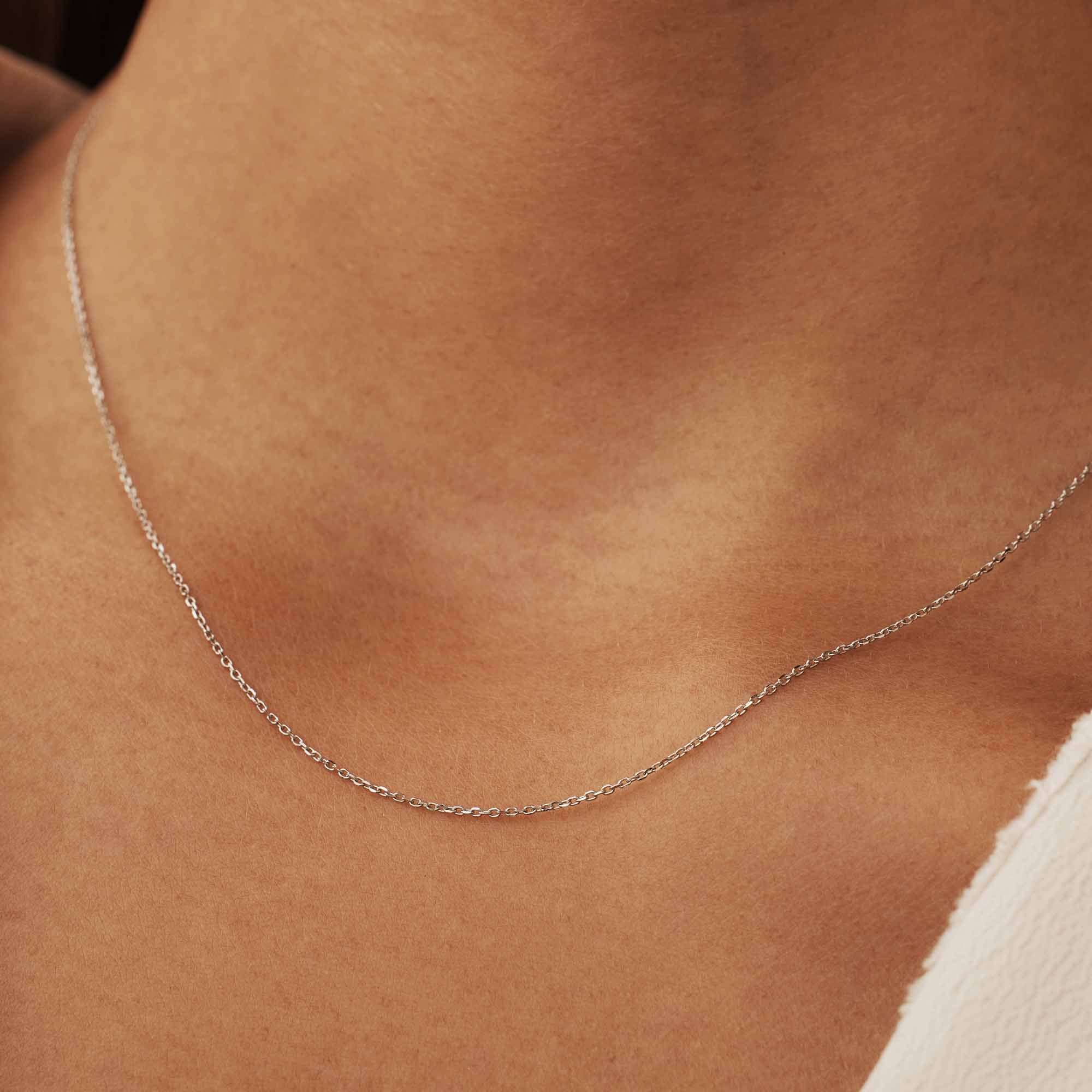 Isabel Bernard Saint Germain Nicole 14 Karaat Witgouden Collier IB340119 - Image 3