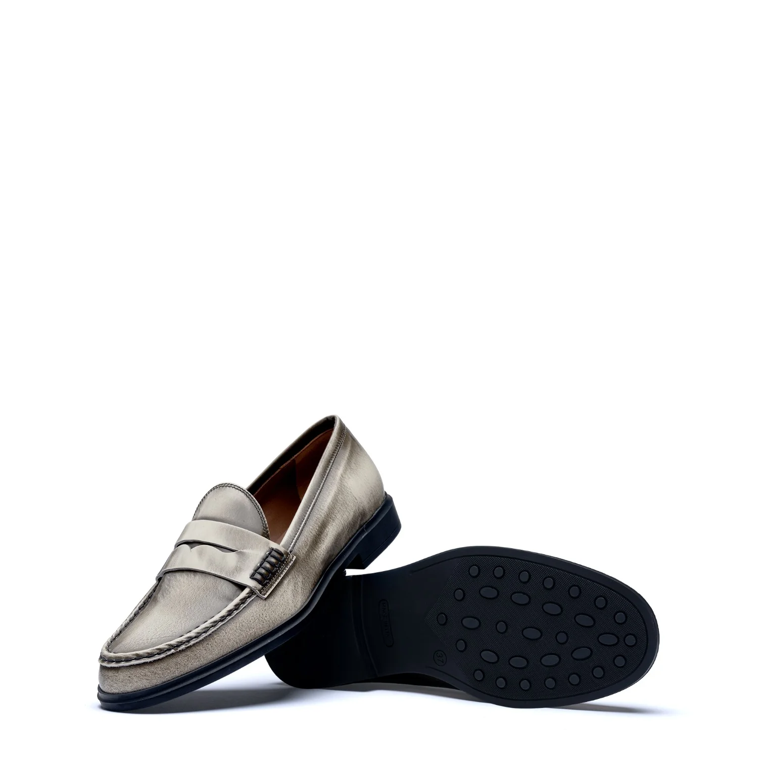 Isabel Bernard Vendôme Blandine créme loafers van spazzolato leer IB51015-638-39 - Image 6