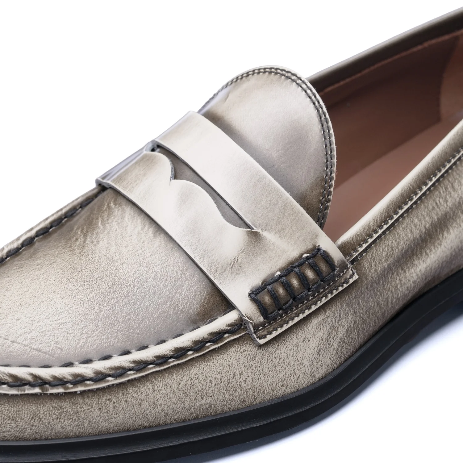 Isabel Bernard Vendôme Blandine créme loafers van spazzolato leer IB51015-638-39 - Image 9