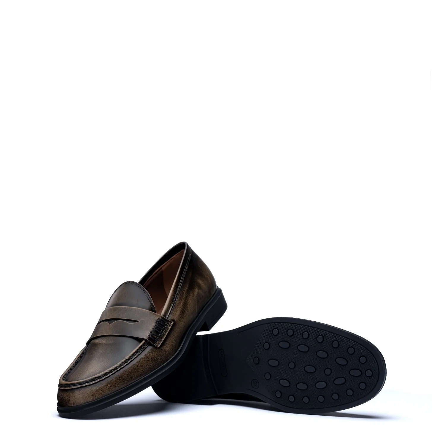 Isabel Bernard Vendôme Blandine mokka loafers van spazzolato leer IB51015-639-36 - Image 6