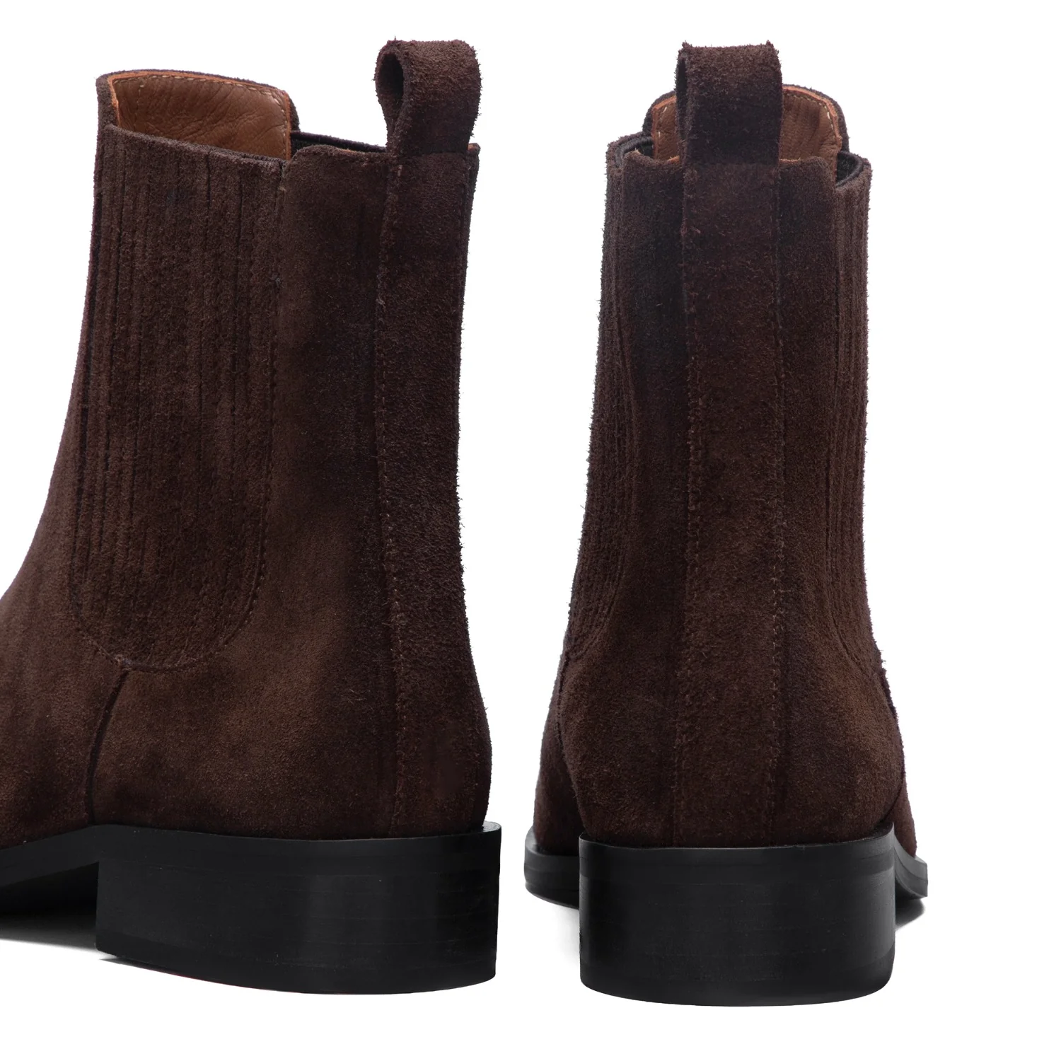 Isabel Bernard Vendôme Chey Bruin Suede Leren Chelsea Boots IB53012-130-38 - Image 5