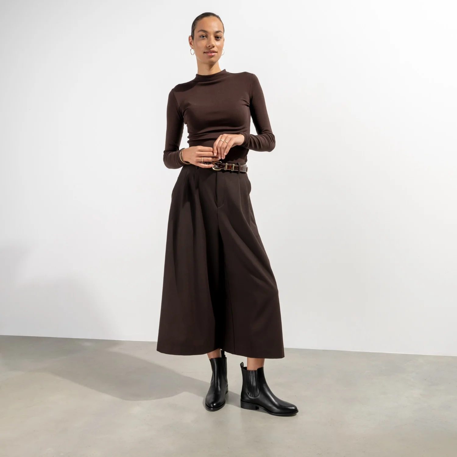 Isabel Bernard Vendôme Chey Zwarte Leren Chelsea Boots Van Kalfsleer IB53012-001-42 - Image 3