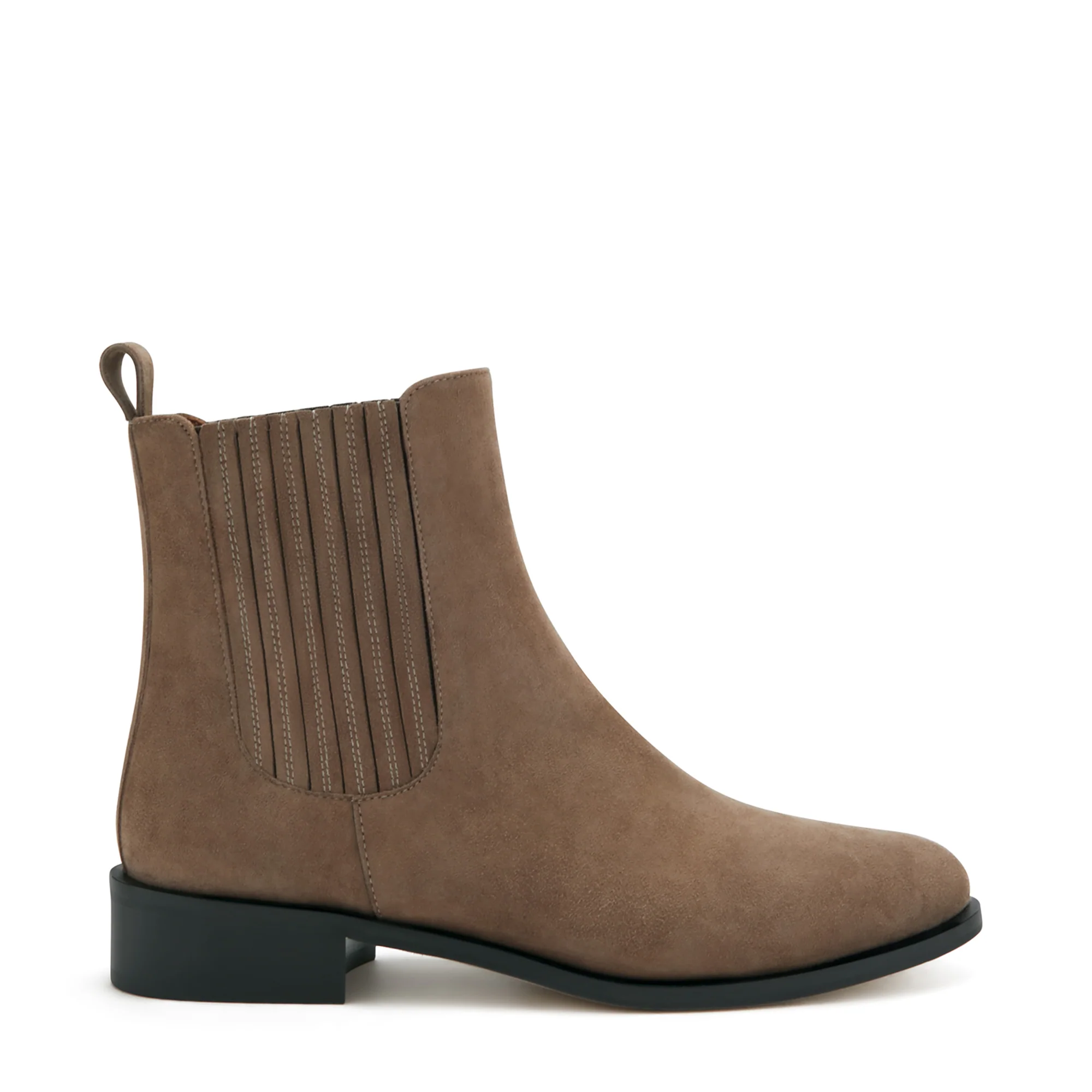 Isabel Bernard Vendôme Chey Taupe Suède Chelsea Boots IB53000SS-178-36 - Image 4
