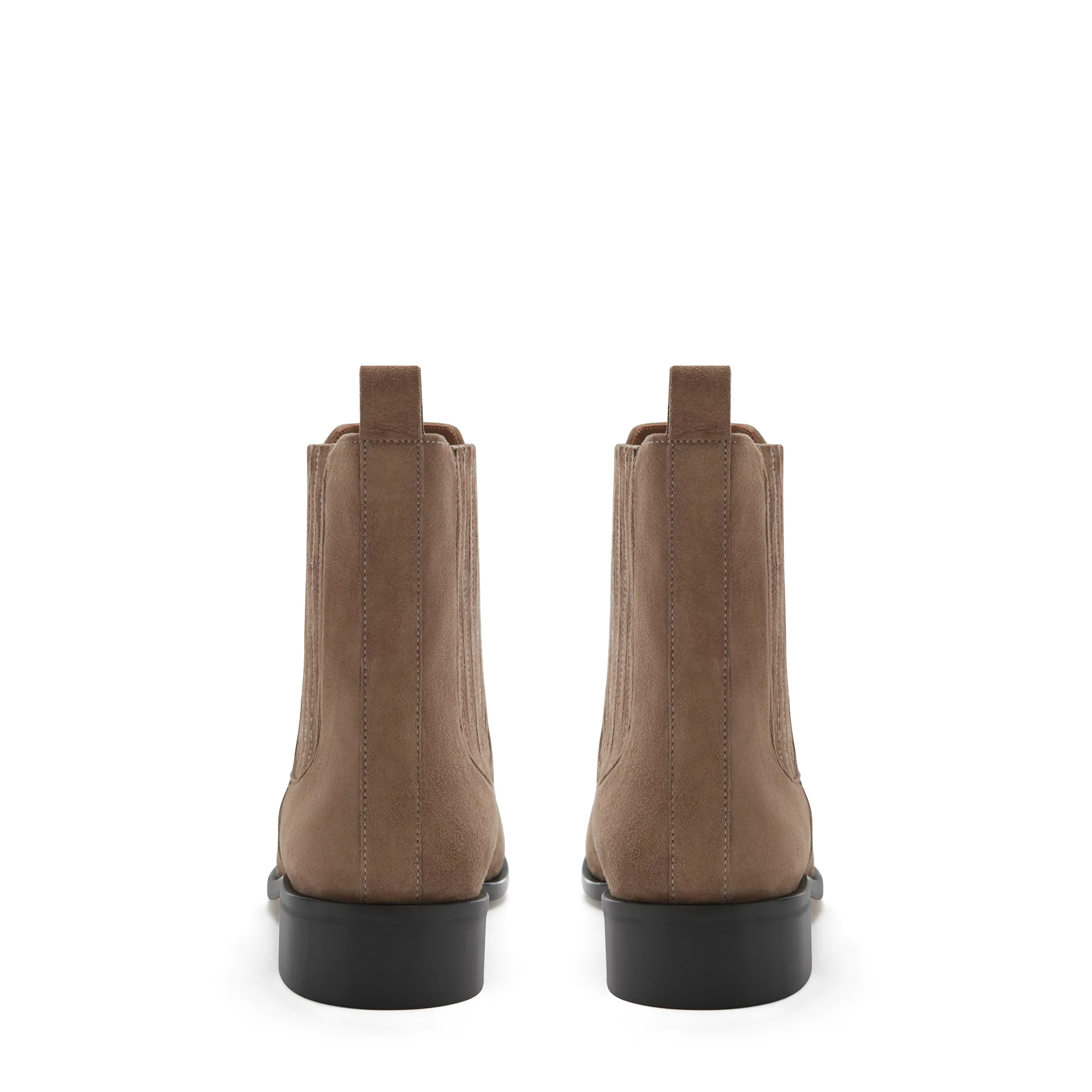 Isabel Bernard Vendôme Chey Taupe Suède Chelsea Boots IB53000SS-178-36 - Image 6