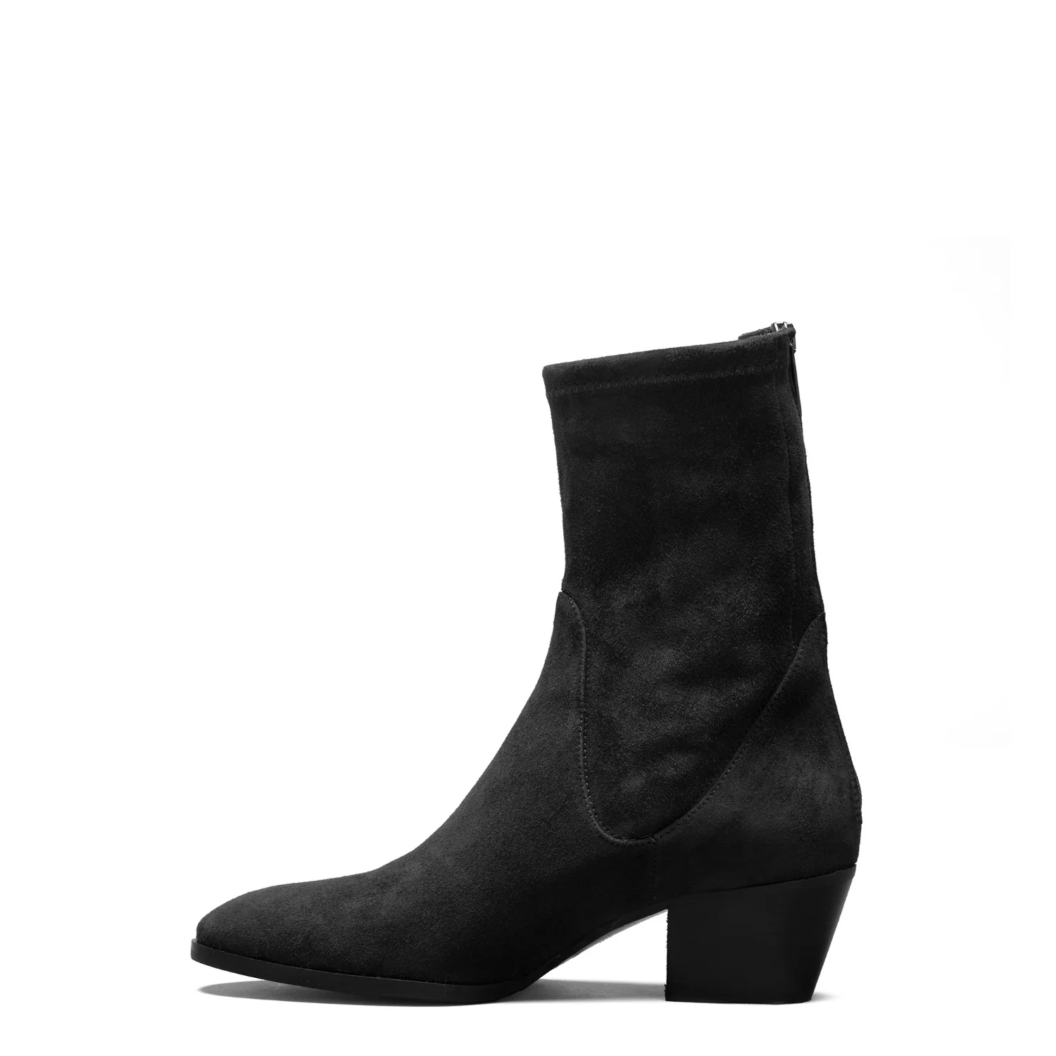 Isabel Bernard Vendôme Ines Zwarte stretch Suède Laars IB53013-101-37 - Image 4