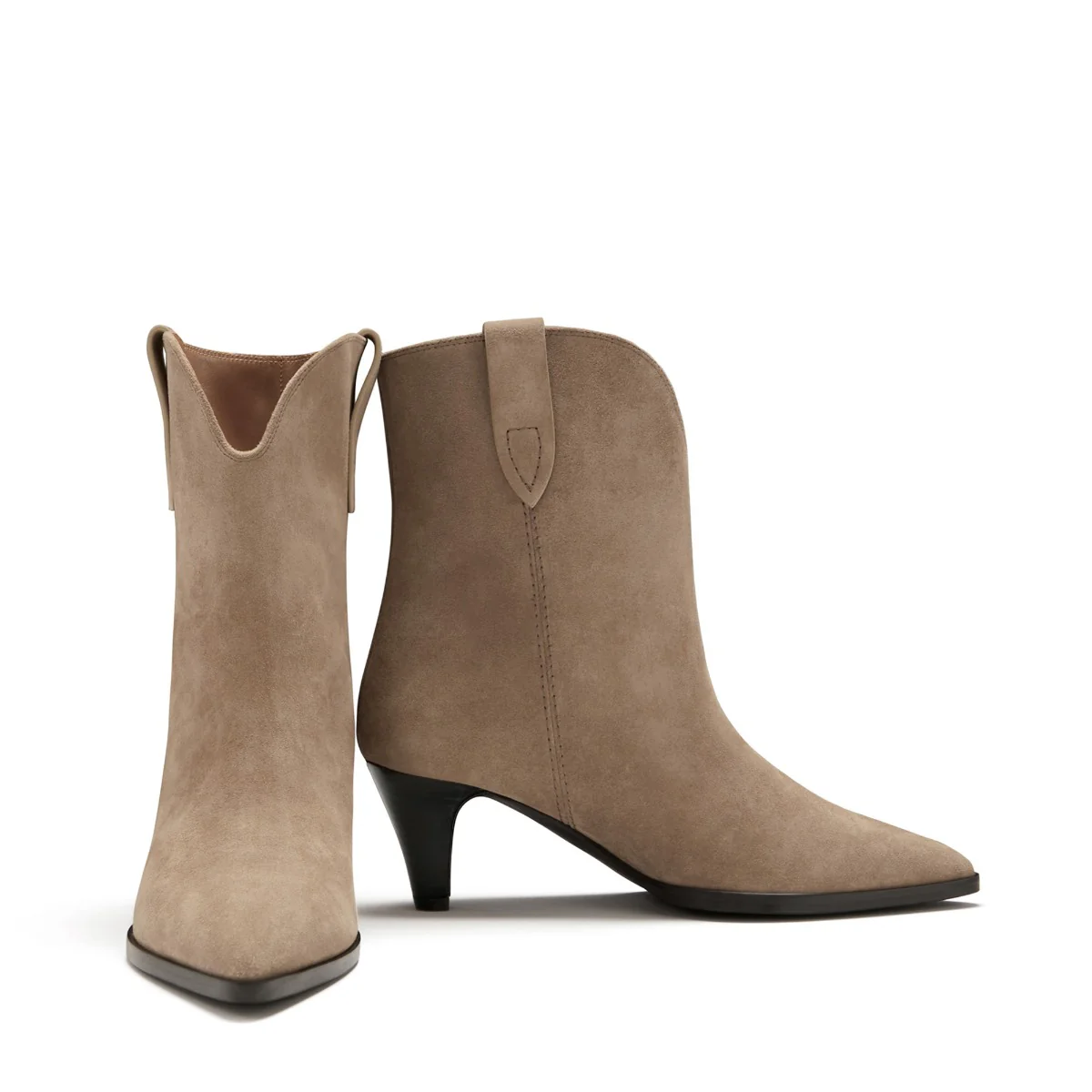 Isabel Bernard Vendôme Louane Taupe Suède Boots IB53009-178-40 - Image 8
