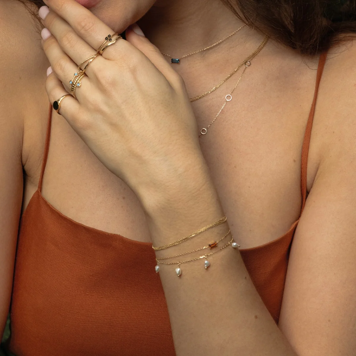 Jackie Gold 14K Golden Bracelet JKB24.412 - Image 2