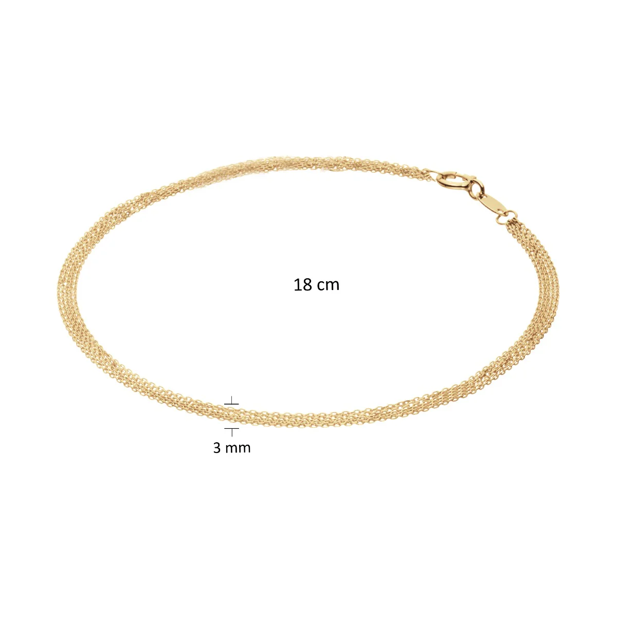 Jackie Gold 14K Golden Bracelet JKB24.412 - Image 4