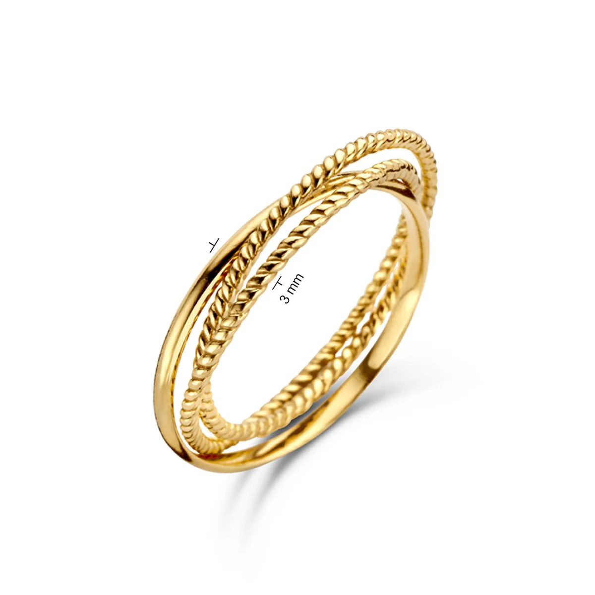 Jackie Gold 14K Golden Ring JKR21.150.52 - Image 3