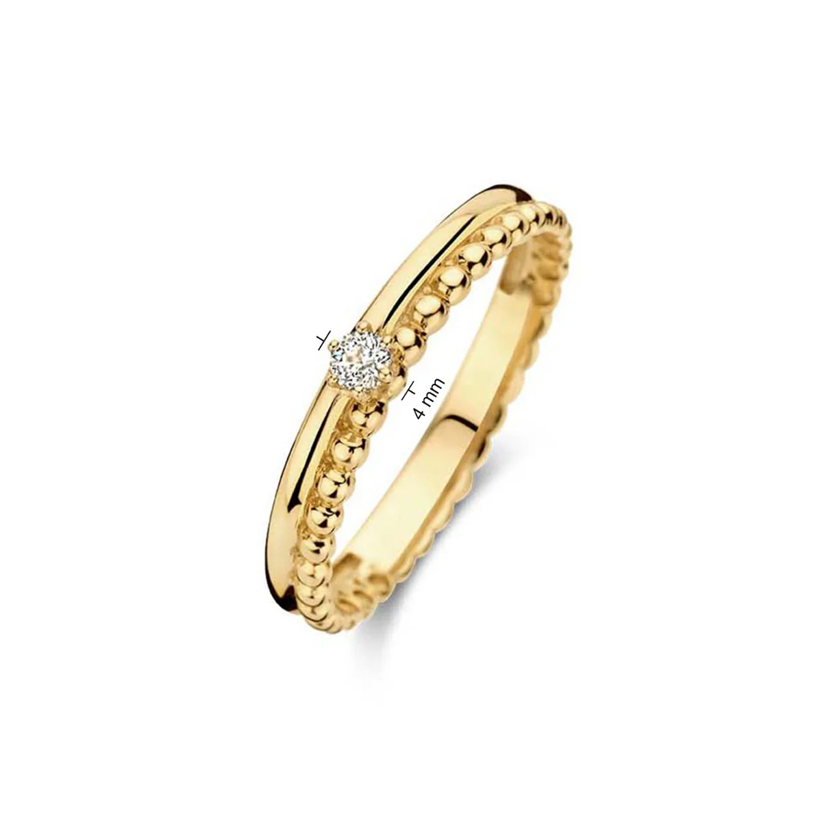 Jackie Gold 14K Golden Ring JKR23.218.54 - Image 3