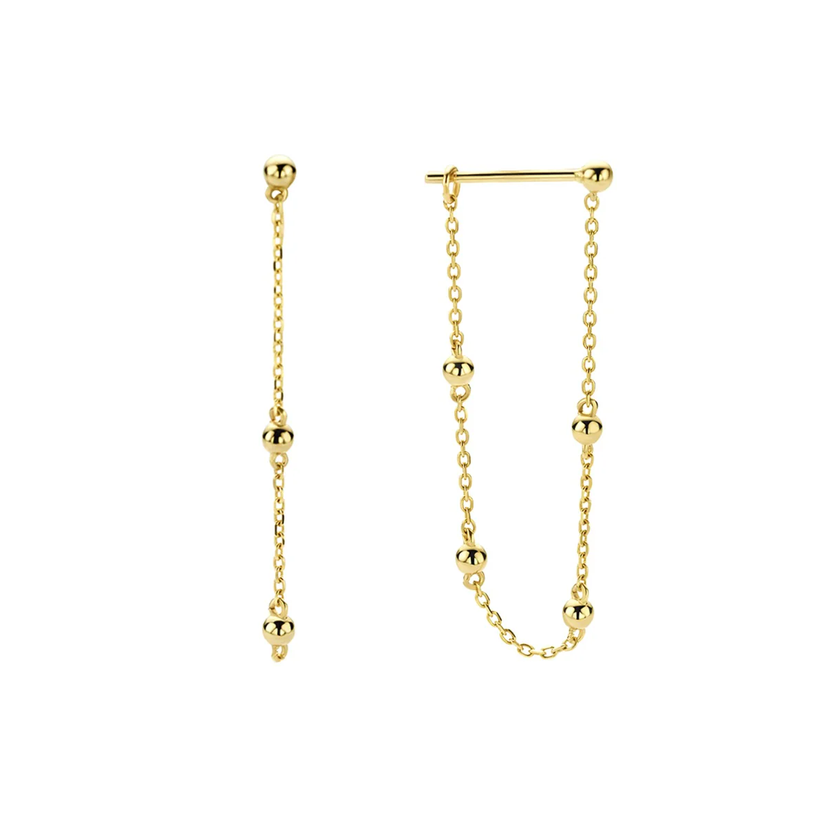 Jackie Gold 14K Golden Ear Studs JKE22.261