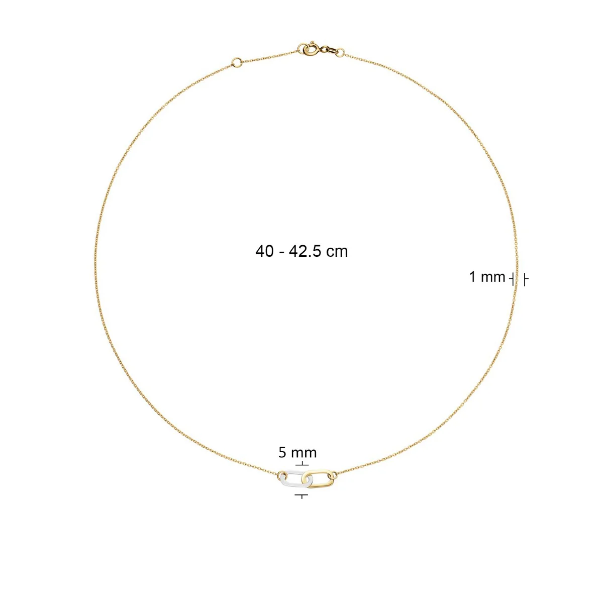 Jackie Gold Cannaregio 14 Karat Gold Necklace JKN24.482 - Image 4