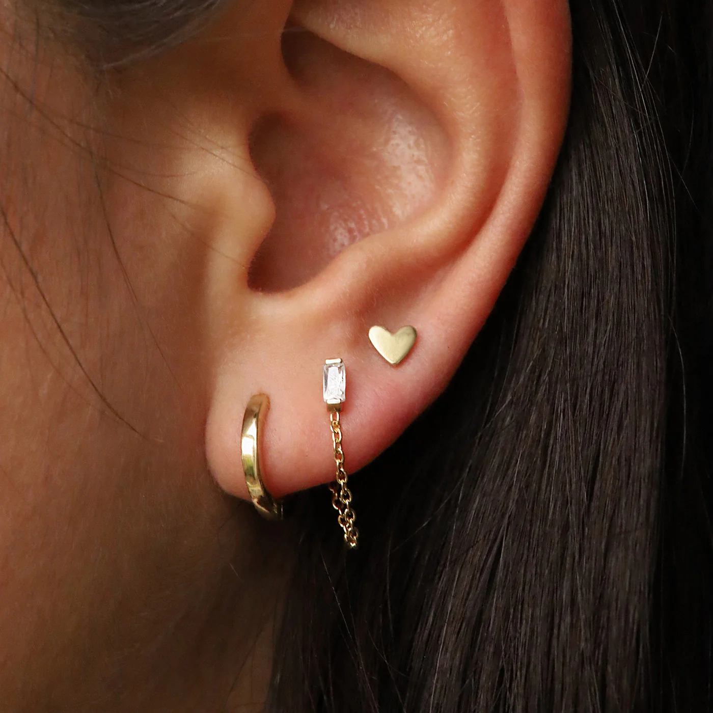 Karma 925 Sterling Silver Gold-coloured The Fave Earparty EPV10GP - Image 2