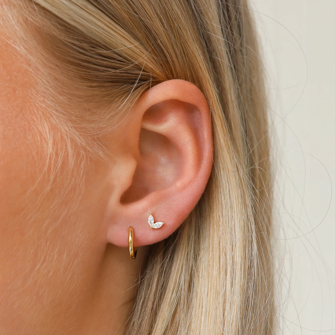 Karma 925 Sterling Silver Gold-coloured The Fave Earparty EPV21GP - Image 2