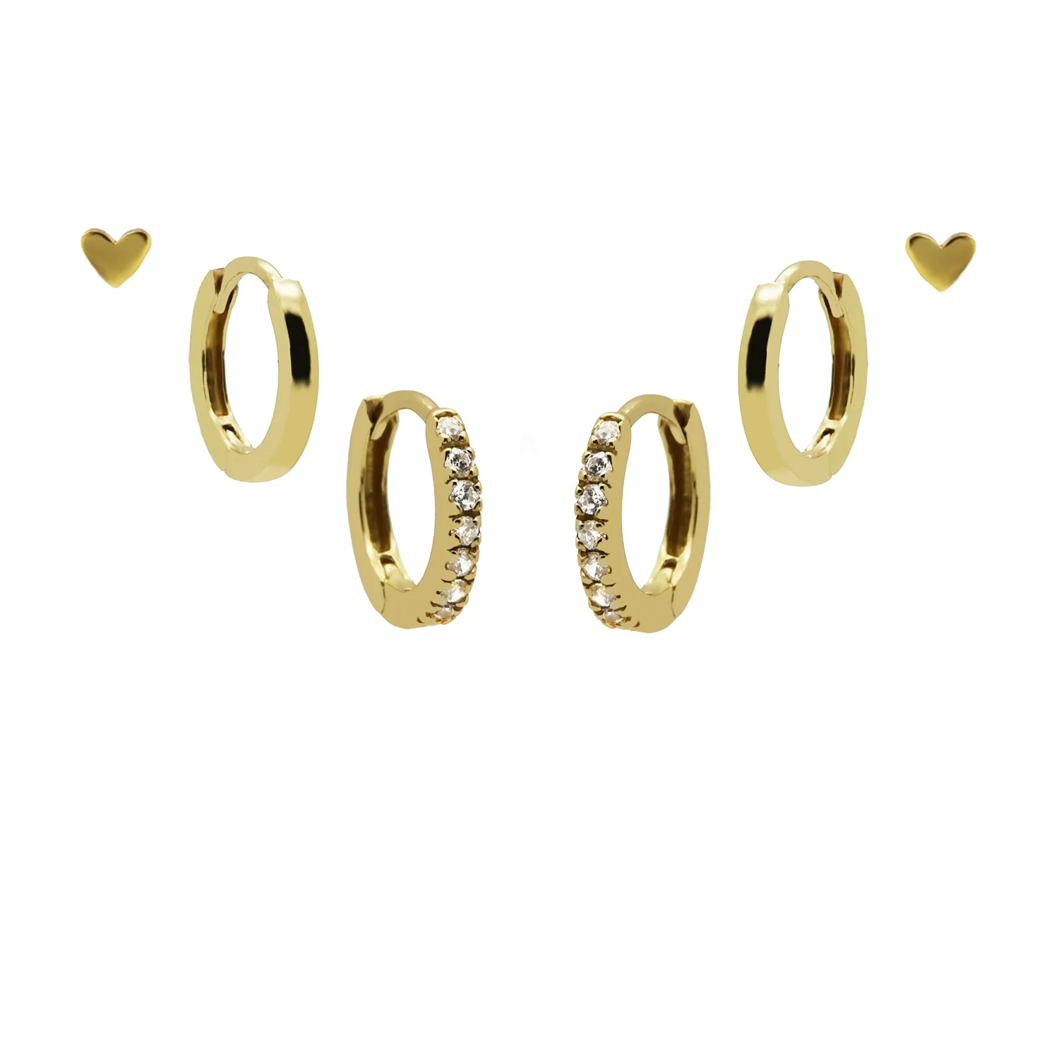Karma 925 Sterling Silver Gold-coloured You Rock Earparty EPV01GP - Image 2