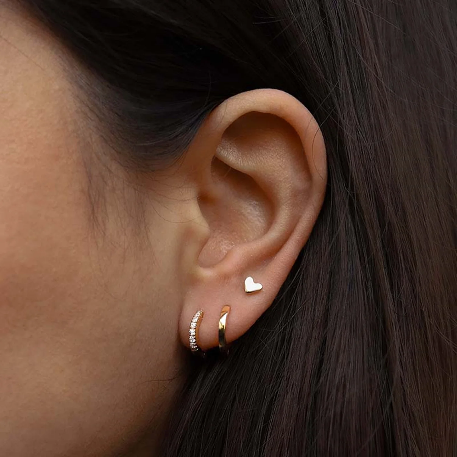 Karma 925 Sterling Silver Gold-coloured You Rock Earparty EPV01GP - Image 3