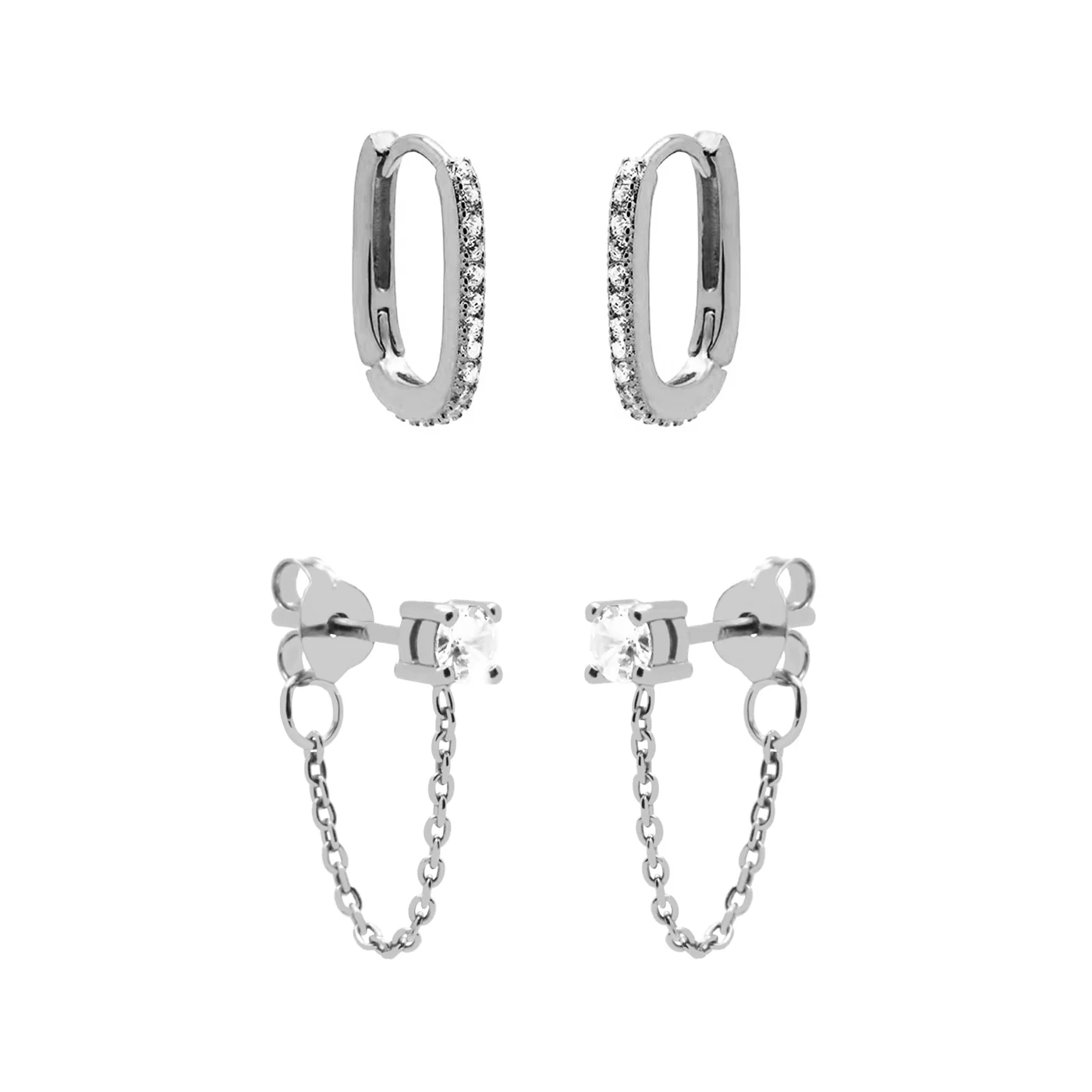 Karma 925 Sterling Silver Sun Kissed Earparty EPV22S