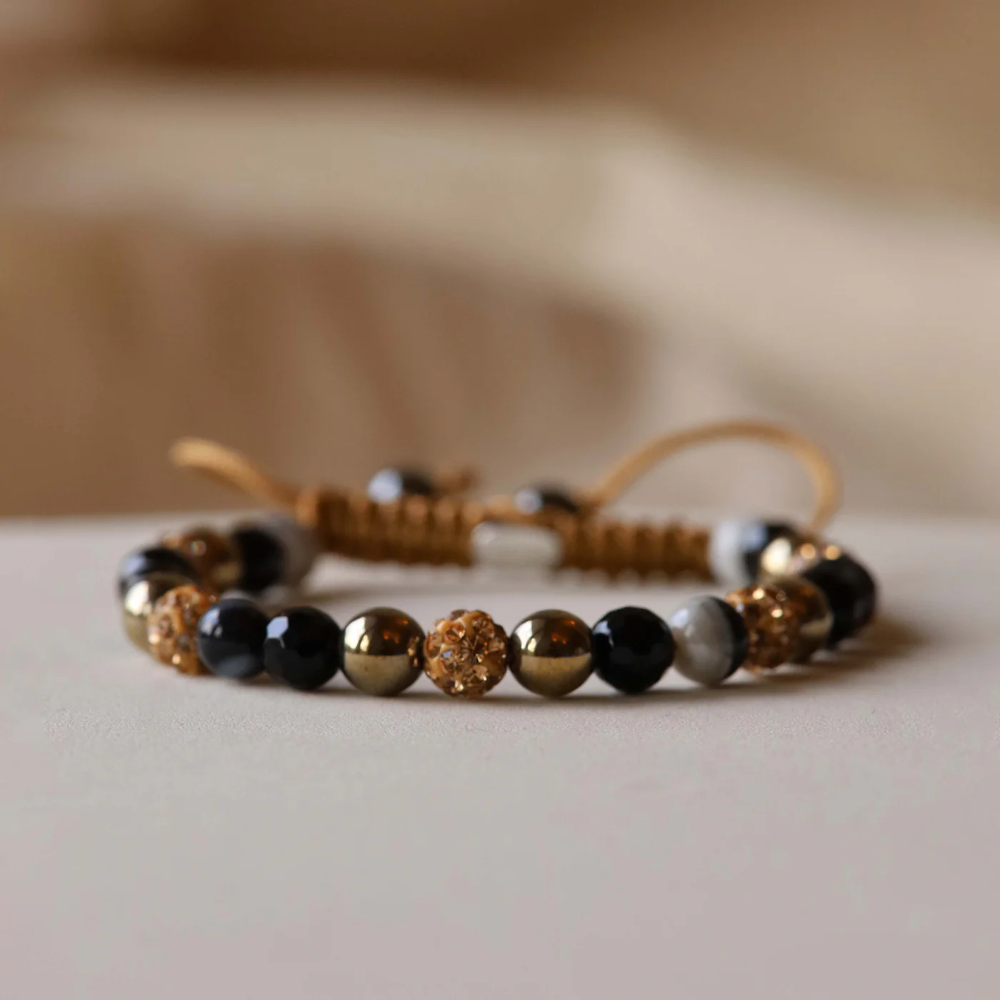 Karma Gold-coloured Spiral Tuscan Sun Bracelet 83784 (Length: 17.50 - 19.00 cm) - Image 2