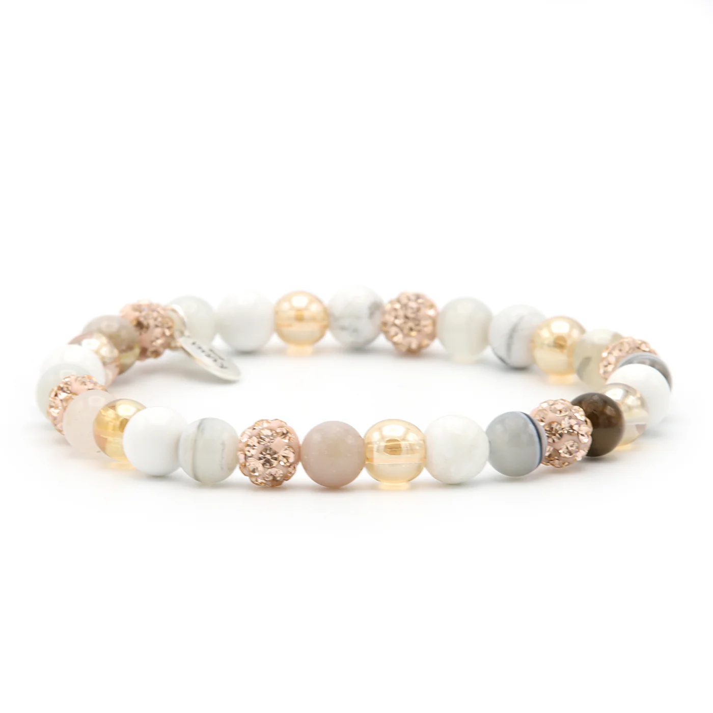 Karma Spiral Light and Lovely Bracelet 83592EL (Length: 17.50-19.00 cm)cm