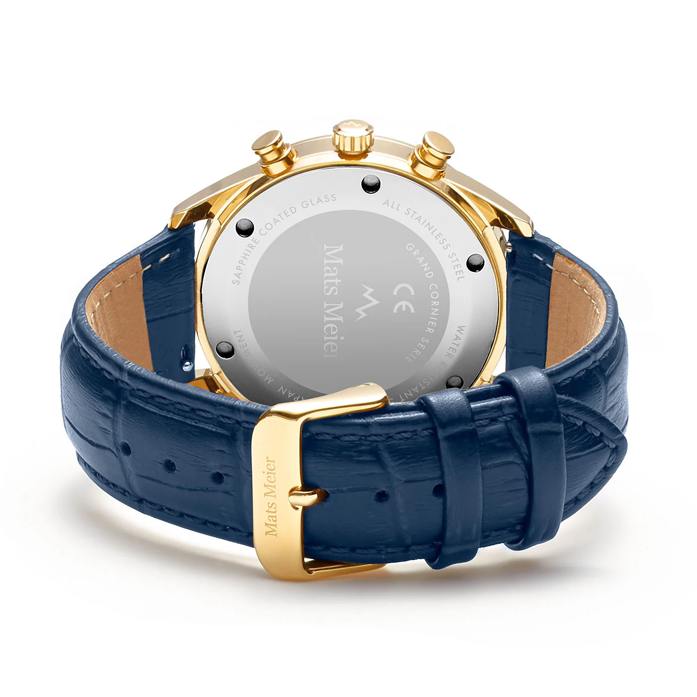Mats Meier Grand Cornier Chrono Blauw Horloge MM00123 - Image 6