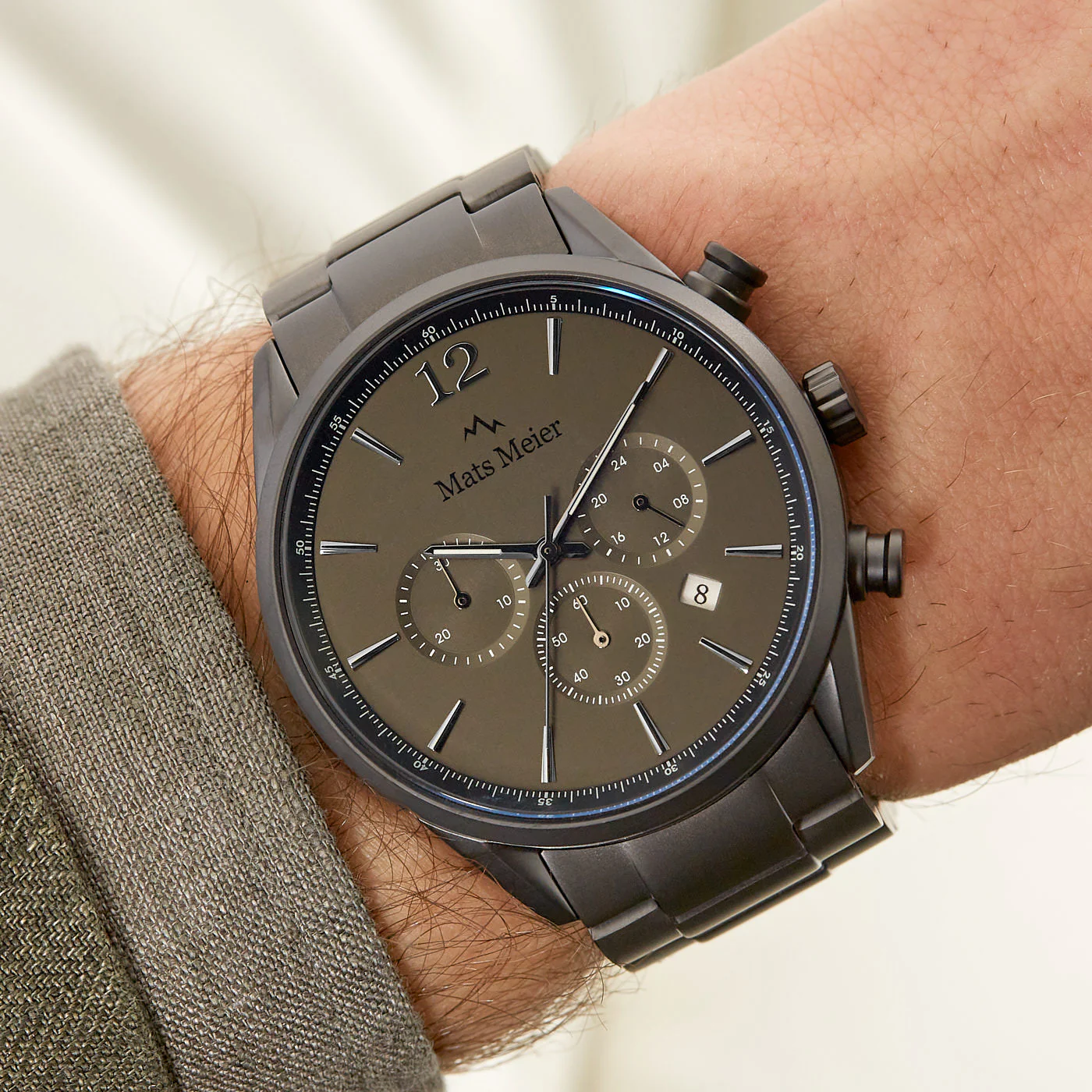 Mats Meier Grand Cornier Chrono Gunmetal Horloge MM00127 - Image 3
