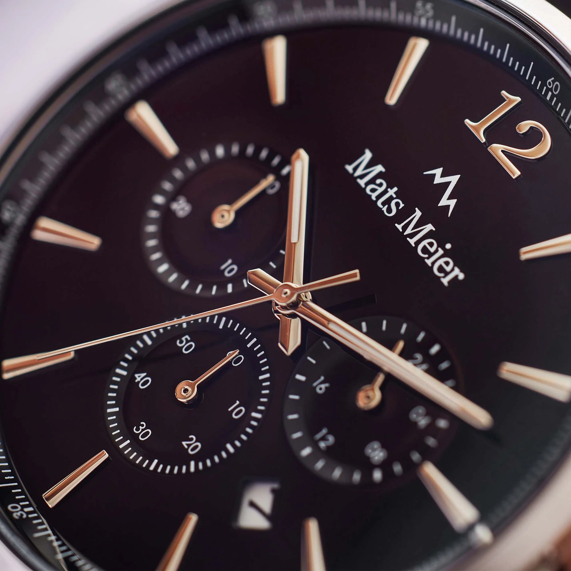 Mats Meier Grand Cornier Chrono Zwart Horloge MM00106 - Image 4