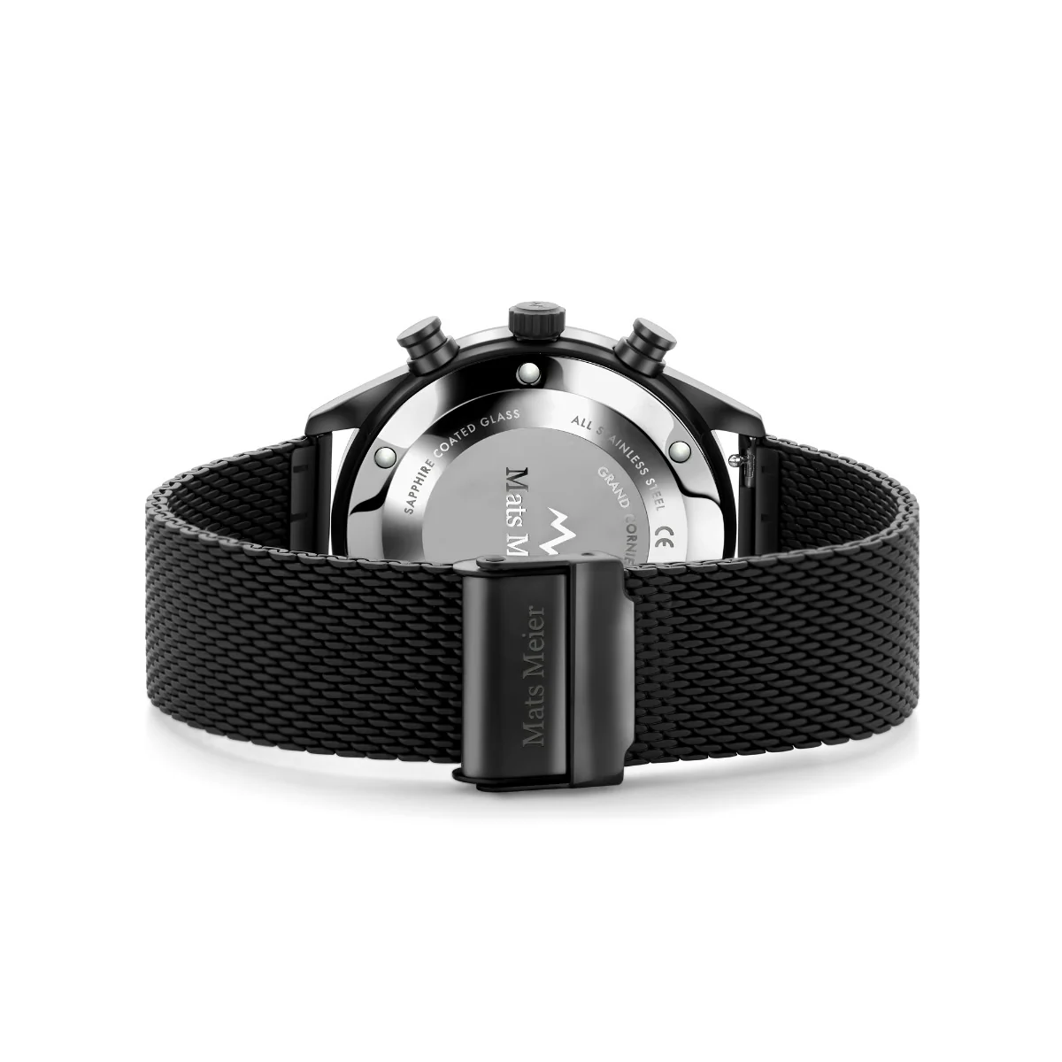 Mats Meier Grand Cornier Chronograaf Herenhorloge Mat Zwart MM00137 - Image 5
