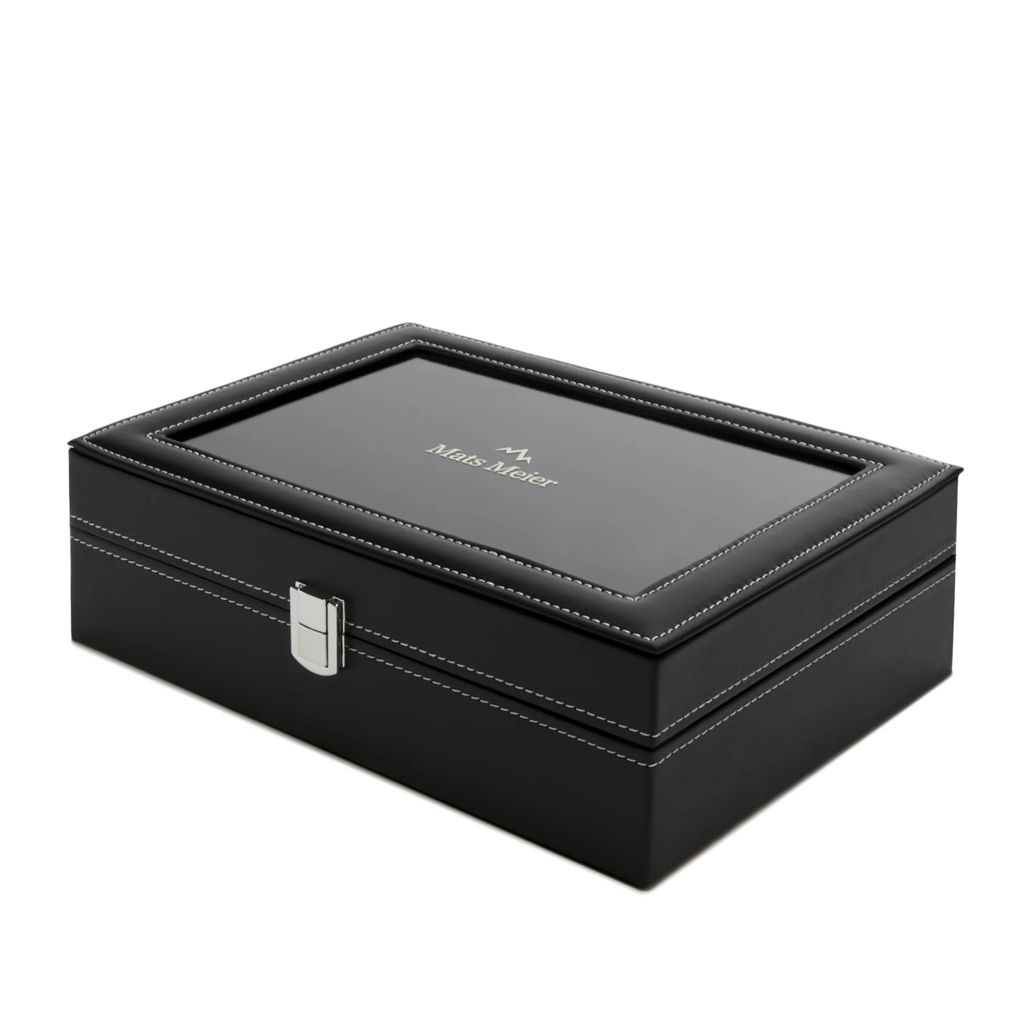 Mats Meier Mont Fort Zwarte Horlogebox voor 10 Horloges MM-Watchbox-1916 - Image 5