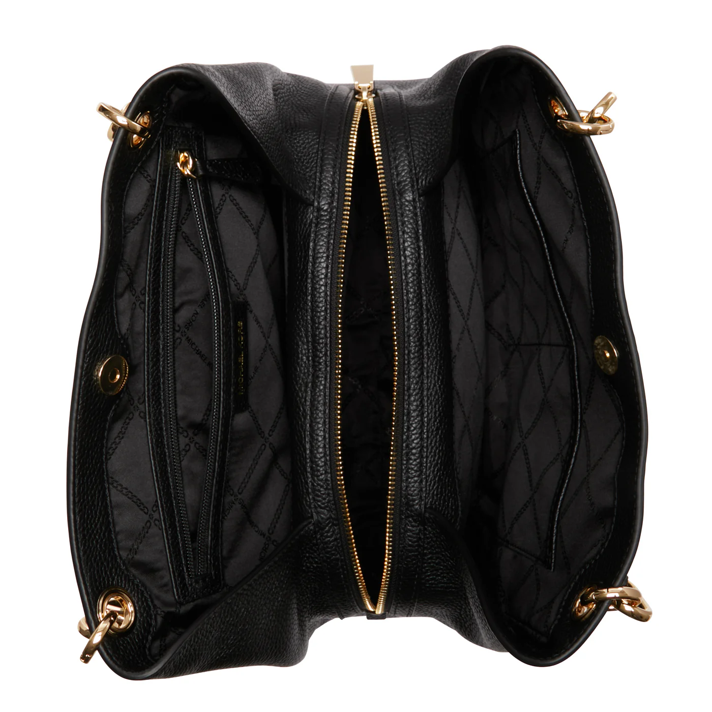 Michael Kors Kensington Black Leather Shoulder Bag 30F3G8KT7L-001 - Image 5