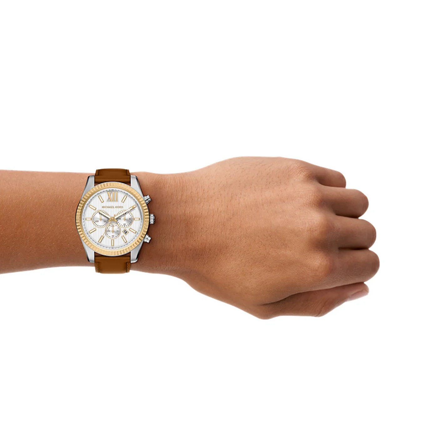 Michael Kors Lexington Round White Dial Watch MK9257 - Image 3