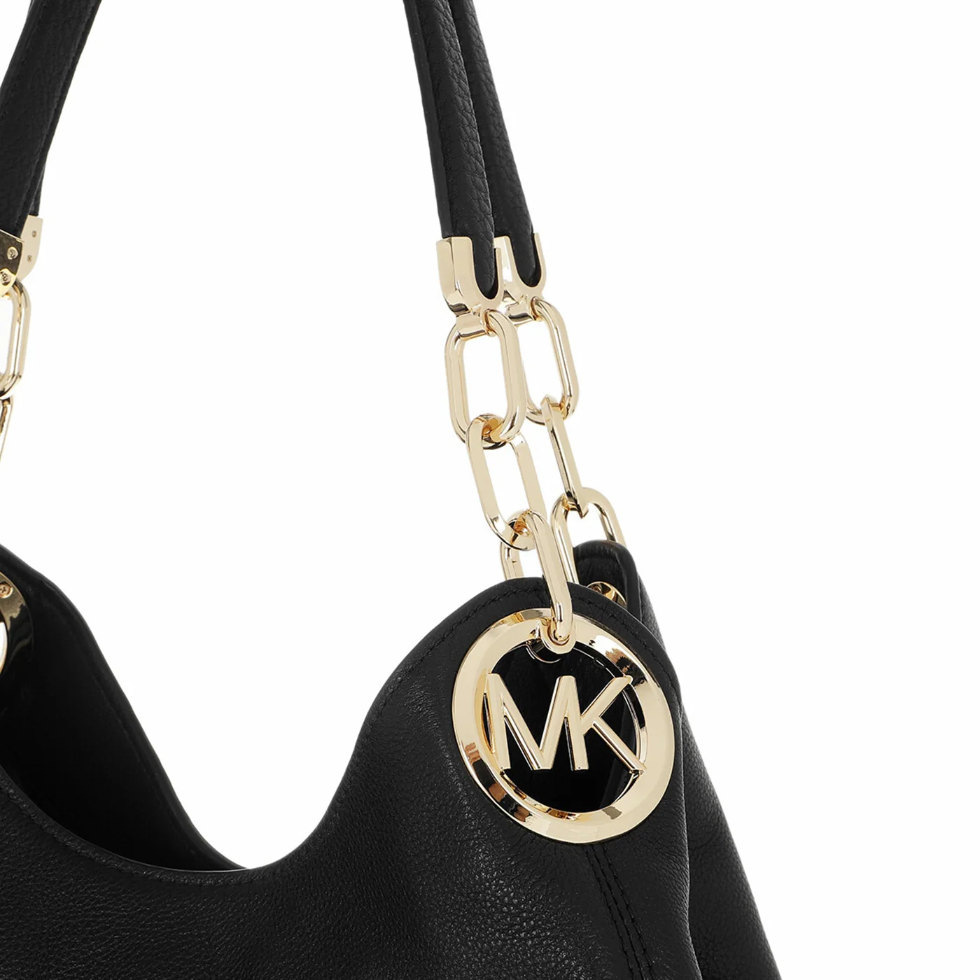 Michael Kors Lillie Black Leather Shoulder Bag 30T9G0LE3L-001 - Image 5