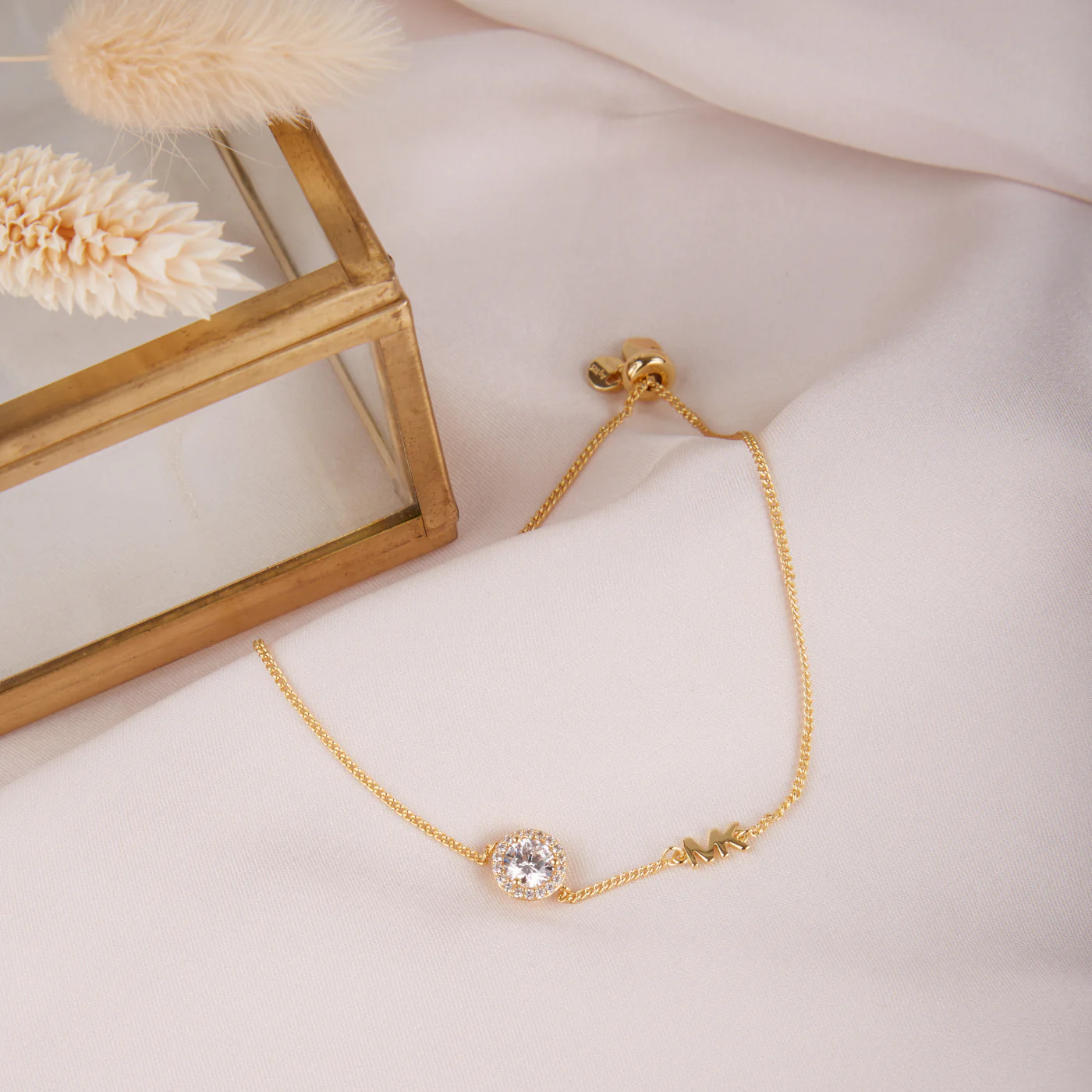 Michael Kors Premium 925 Sterling Silver Gold-coloured Bracelet MKC1206AN710 (Length: 22.00 cm) - Image 5