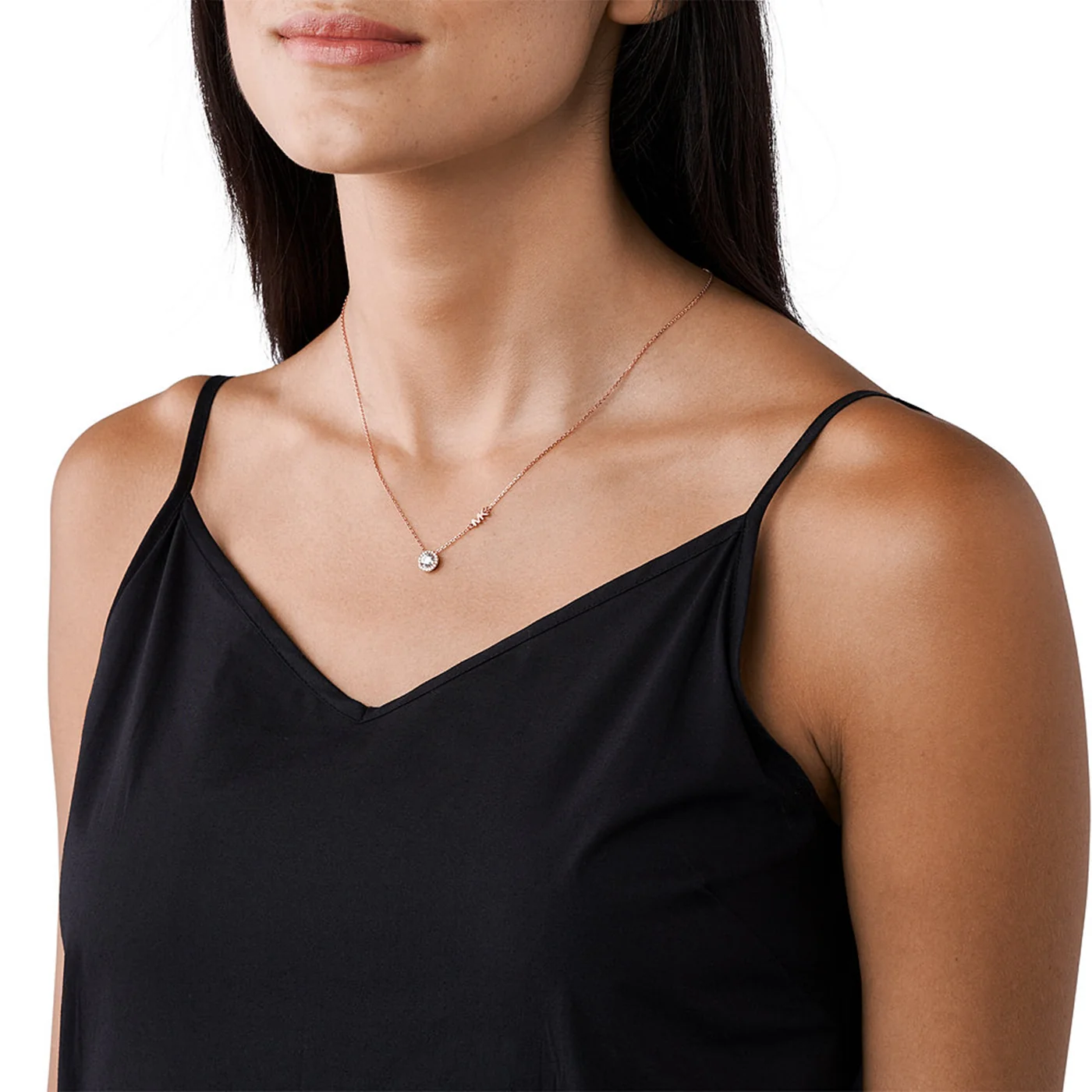 Michael Kors Premium 925 Sterling Silver Rosegolden Necklace MKC1208AN791 (Length: 40.50 - 45.50 cm) - Image 4
