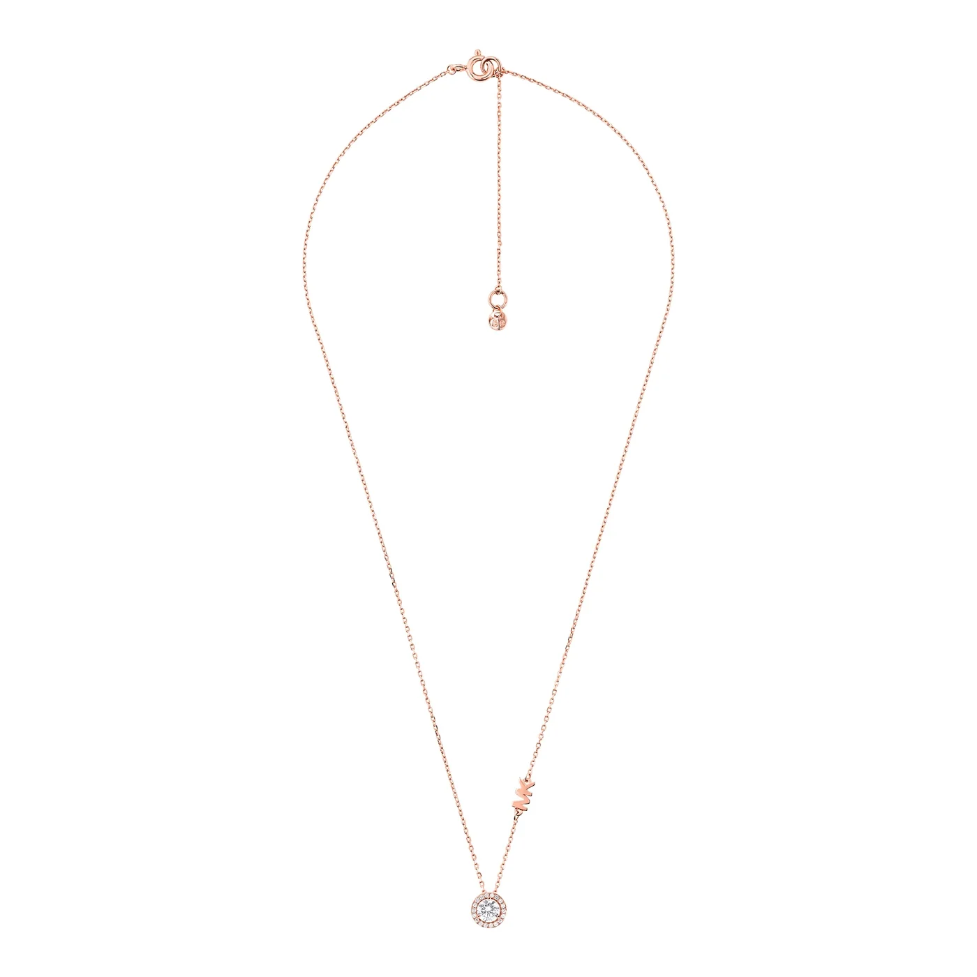 Michael Kors Premium 925 Sterling Silver Rosegolden Necklace MKC1208AN791 (Length: 40.50 - 45.50 cm) - Image 5