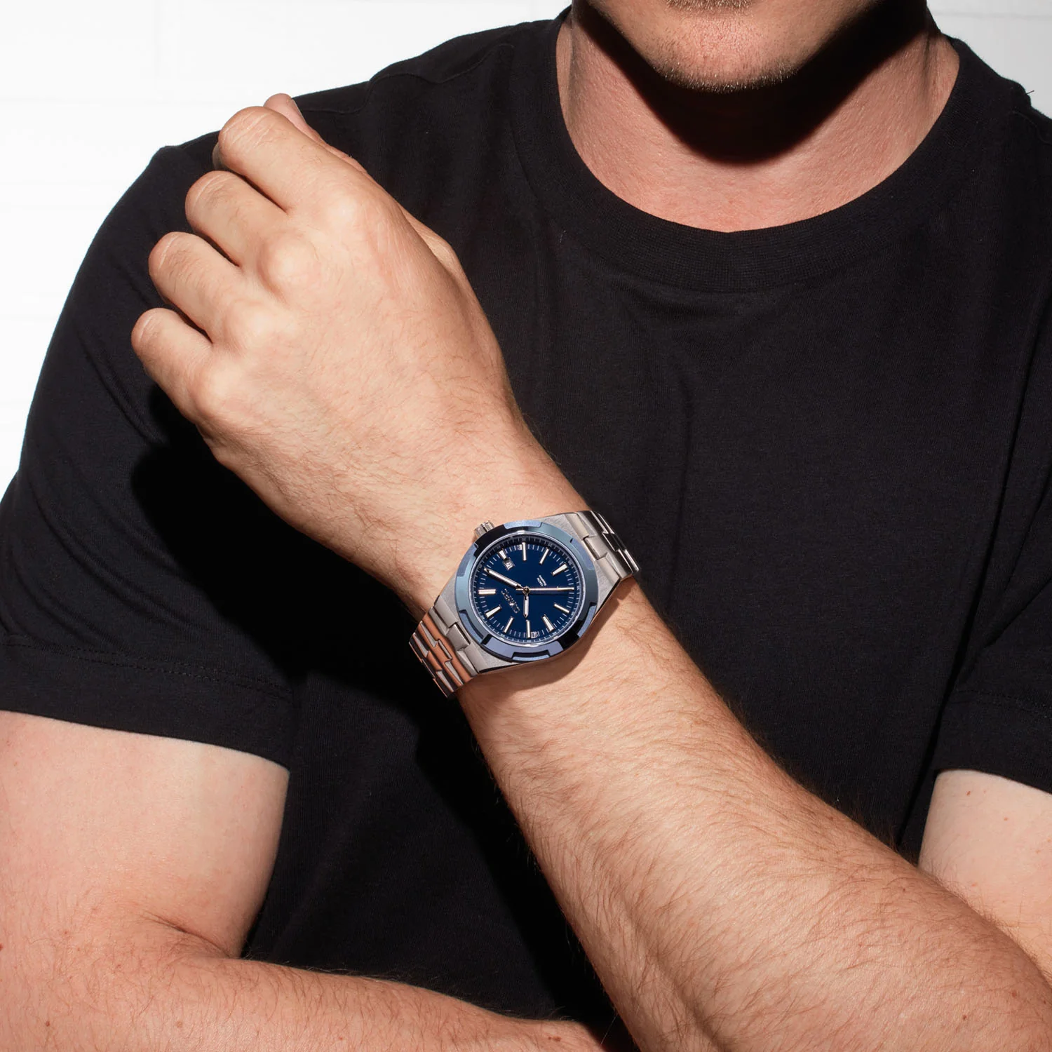 Olympic Legacy Zilver en Blauw Herenhorloge OL75HSS005 - Image 2