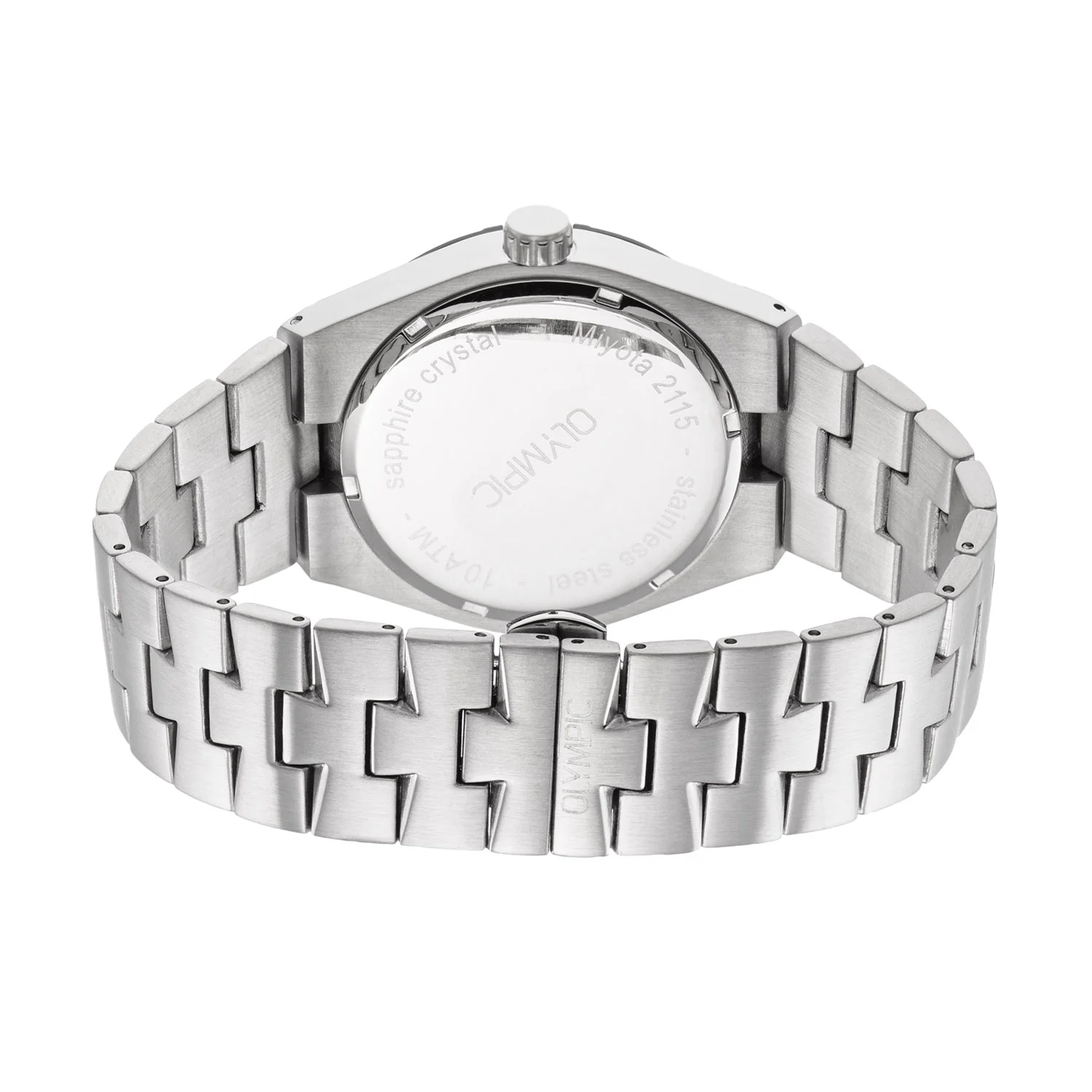 Olympic Legacy Zilver en Blauw Herenhorloge OL75HSS005 - Image 4
