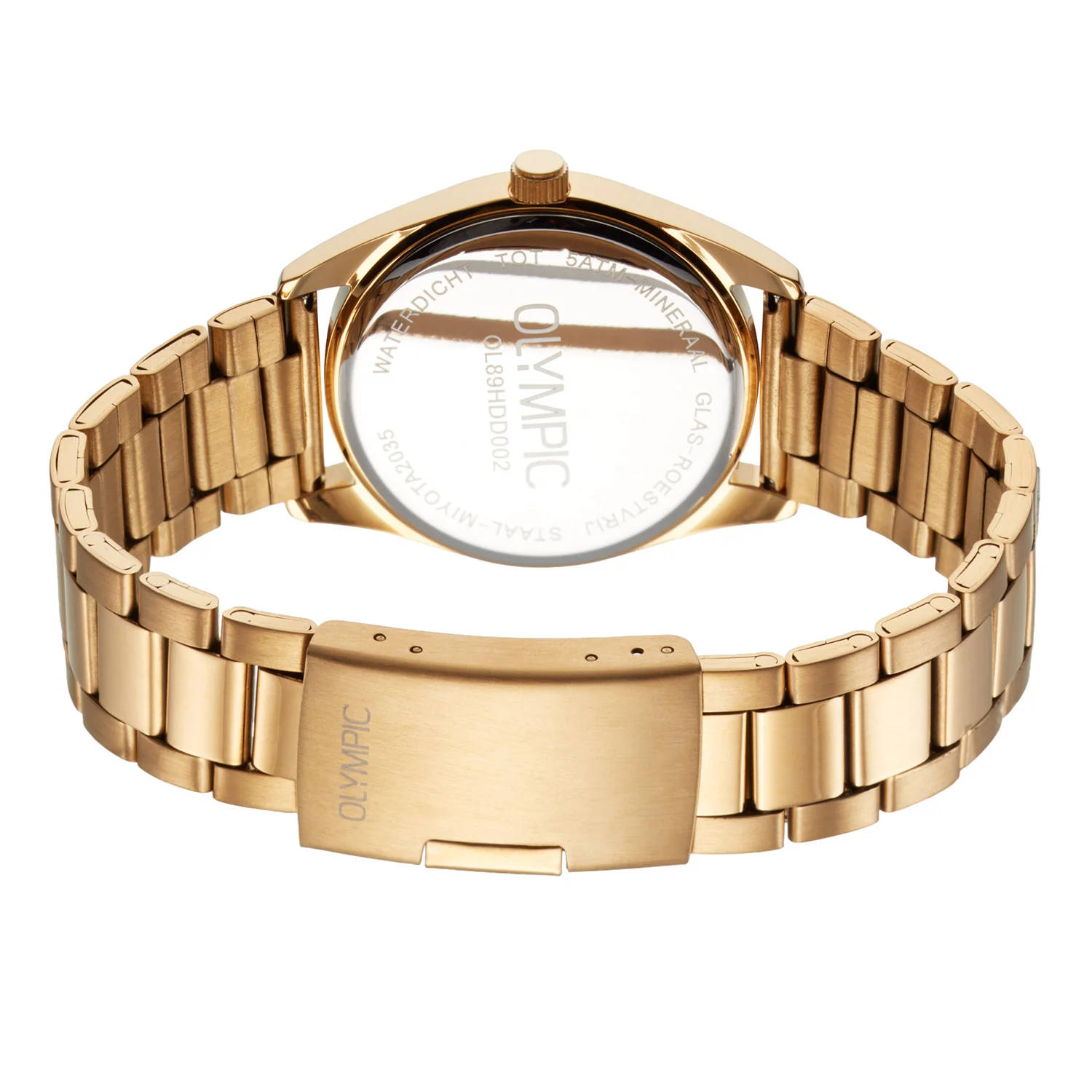 Olympic Marcel Goudkleurig Herenhorloge OL89HDD002 - Image 4