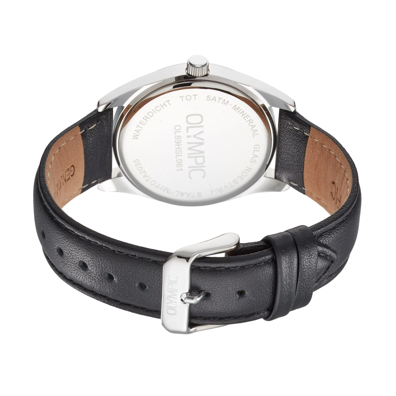Olympic Marcel Zilverkleurig Herenhorloge OL89HSL061 - Image 4