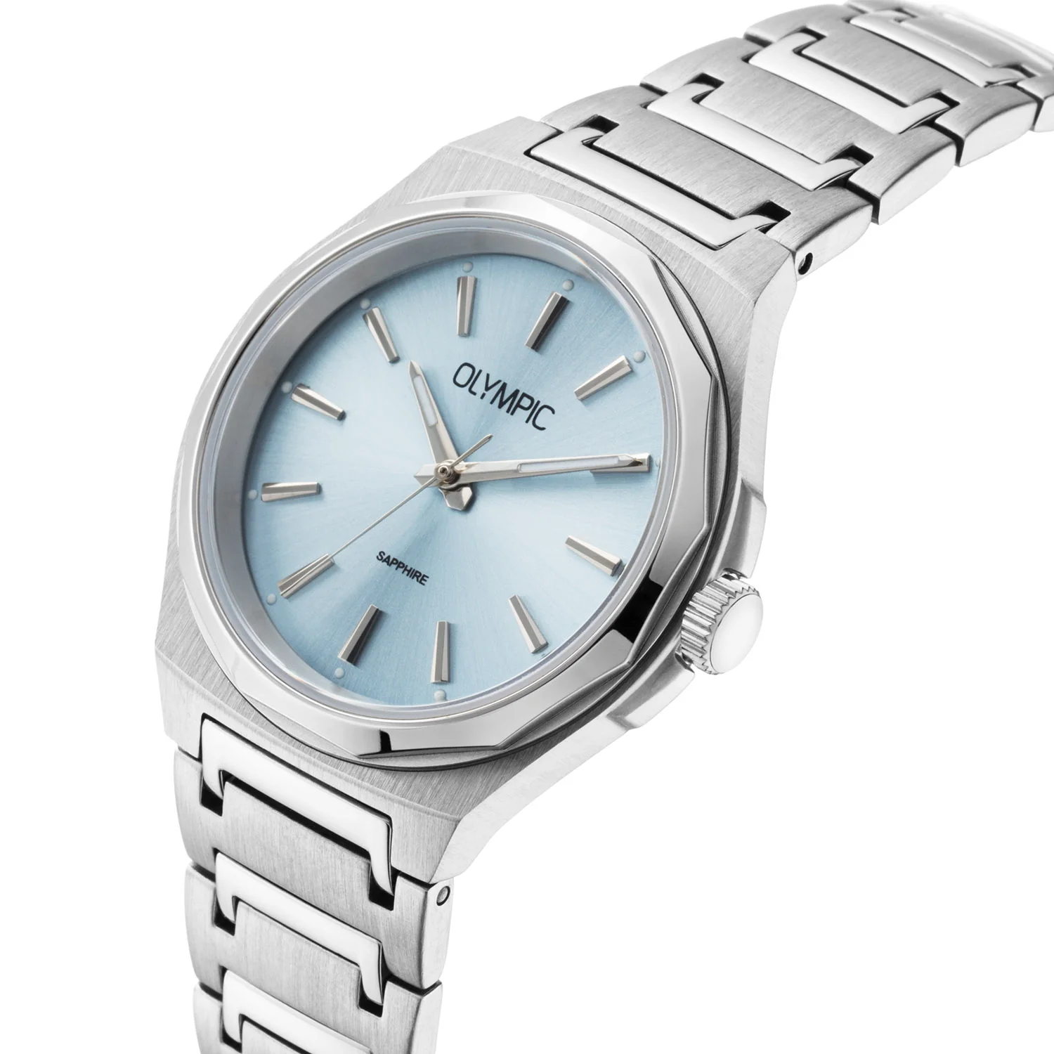 Olympic Momentum Zilver en Blauw Dameshorloge OL66DSS026 - Image 3