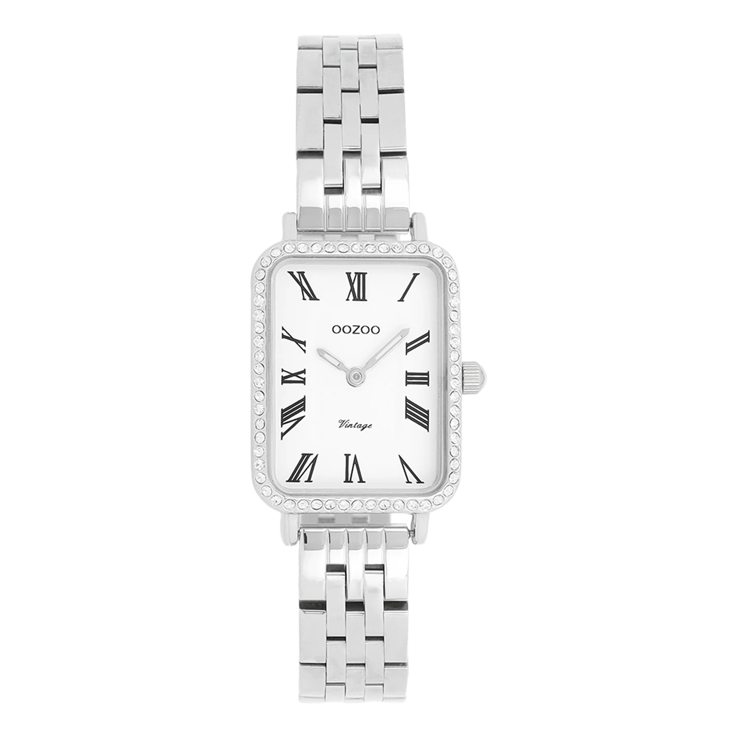 OOZOO Vintage Silver and White Women's Watch C20413