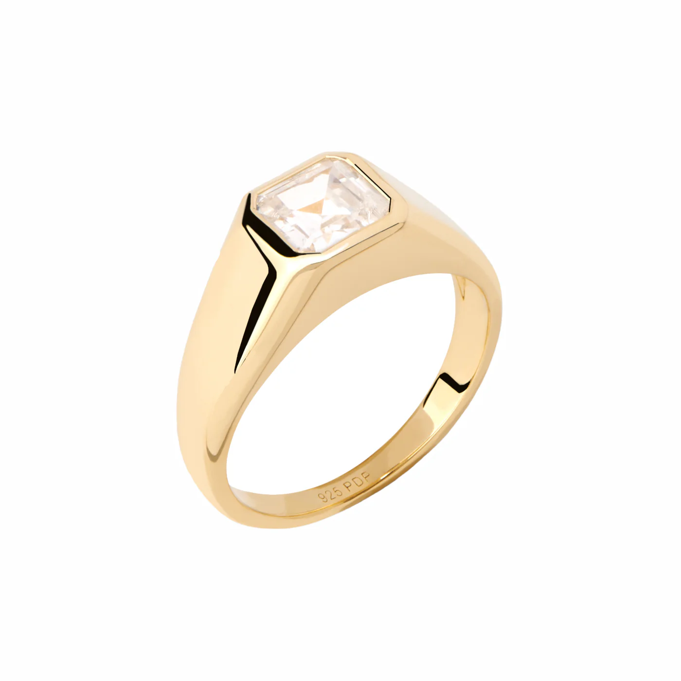P D Paola The New Essentials 925 Sterling Silver Ring AN01-984-10 Gold Plated - Image 3