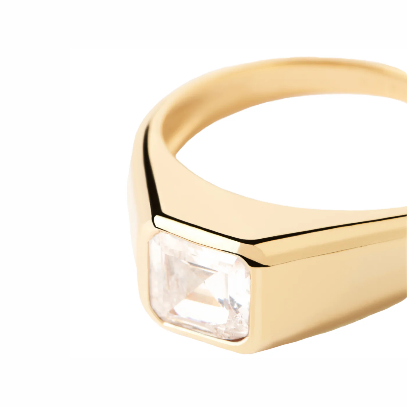P D Paola The New Essentials 925 Sterling Silver Ring AN01-984-10 Gold Plated - Image 4