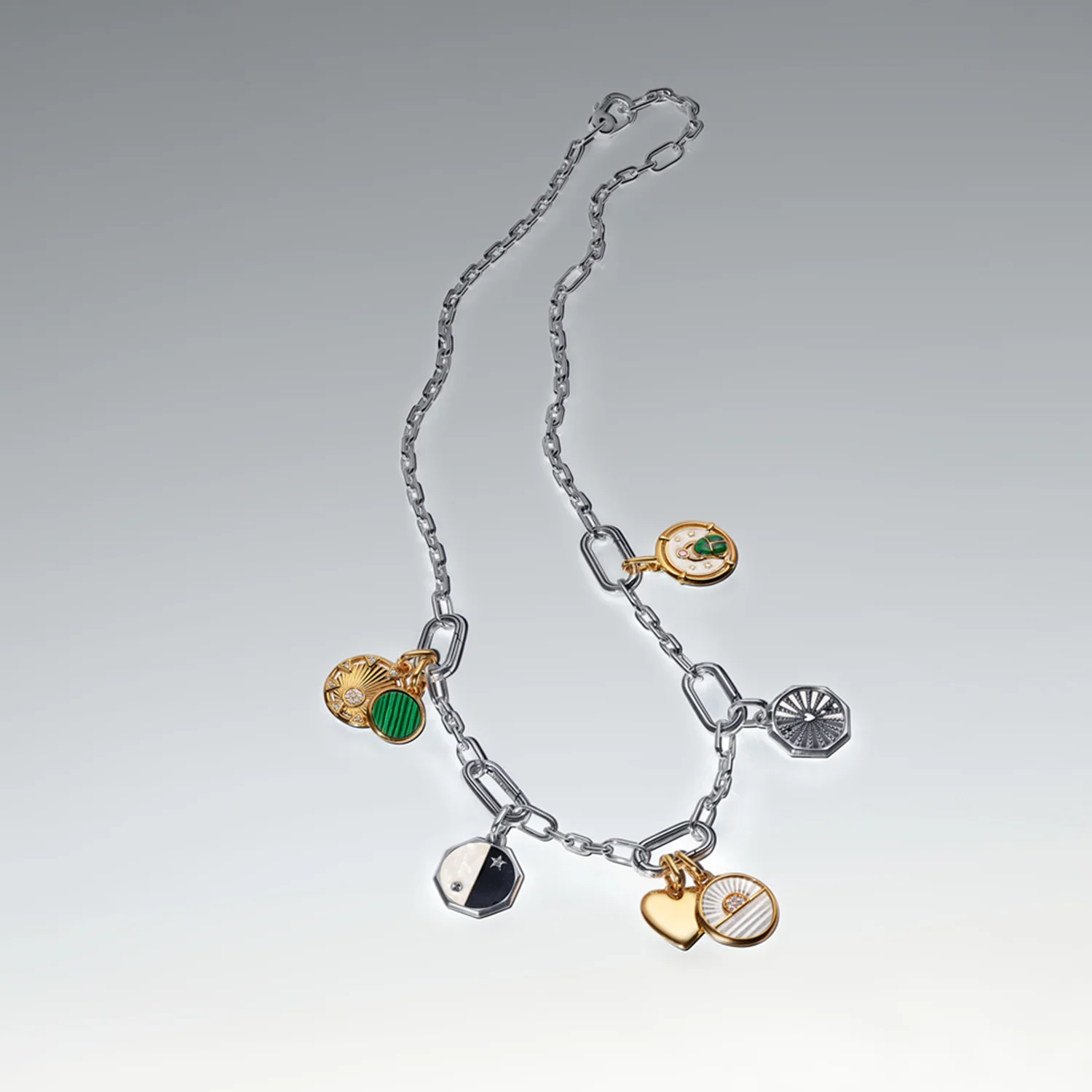 Pandora ME 925 Sterling Zilveren Vijf Schakels Ketting 393861C00-45 - Image 3