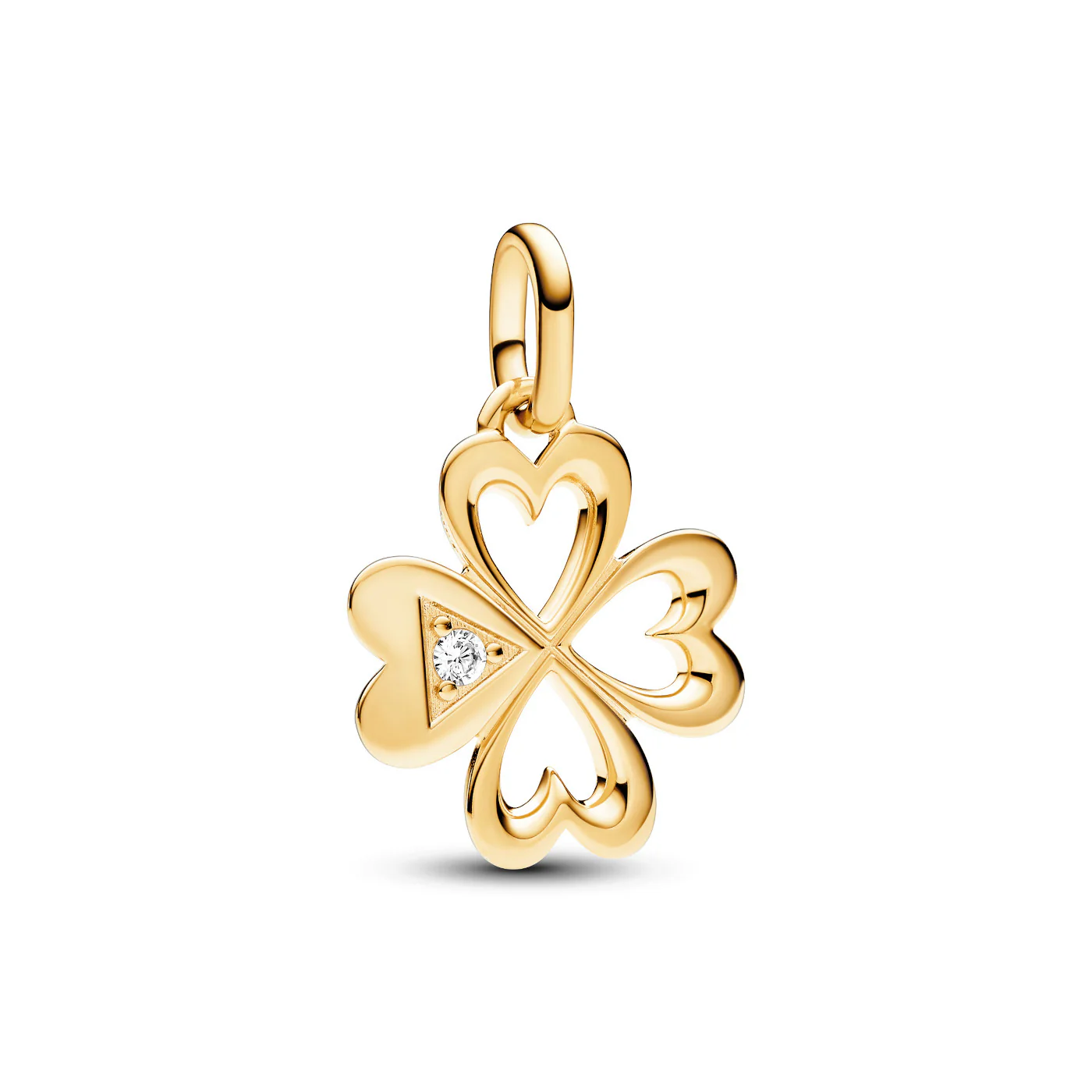 Pandora ME Gold Plated Vierbladige Klavertjevier Bedel 763034C01