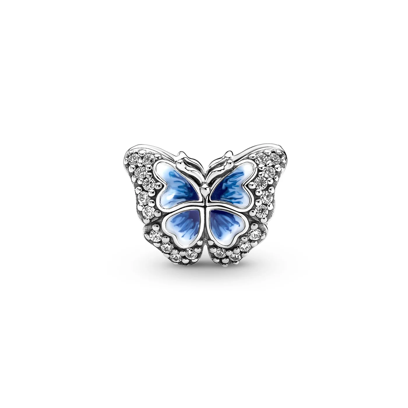 Pandora Moments 925 Sterling Silver Blauwe Vlinder Sprankelende Bedel 790761C01 - Image 5