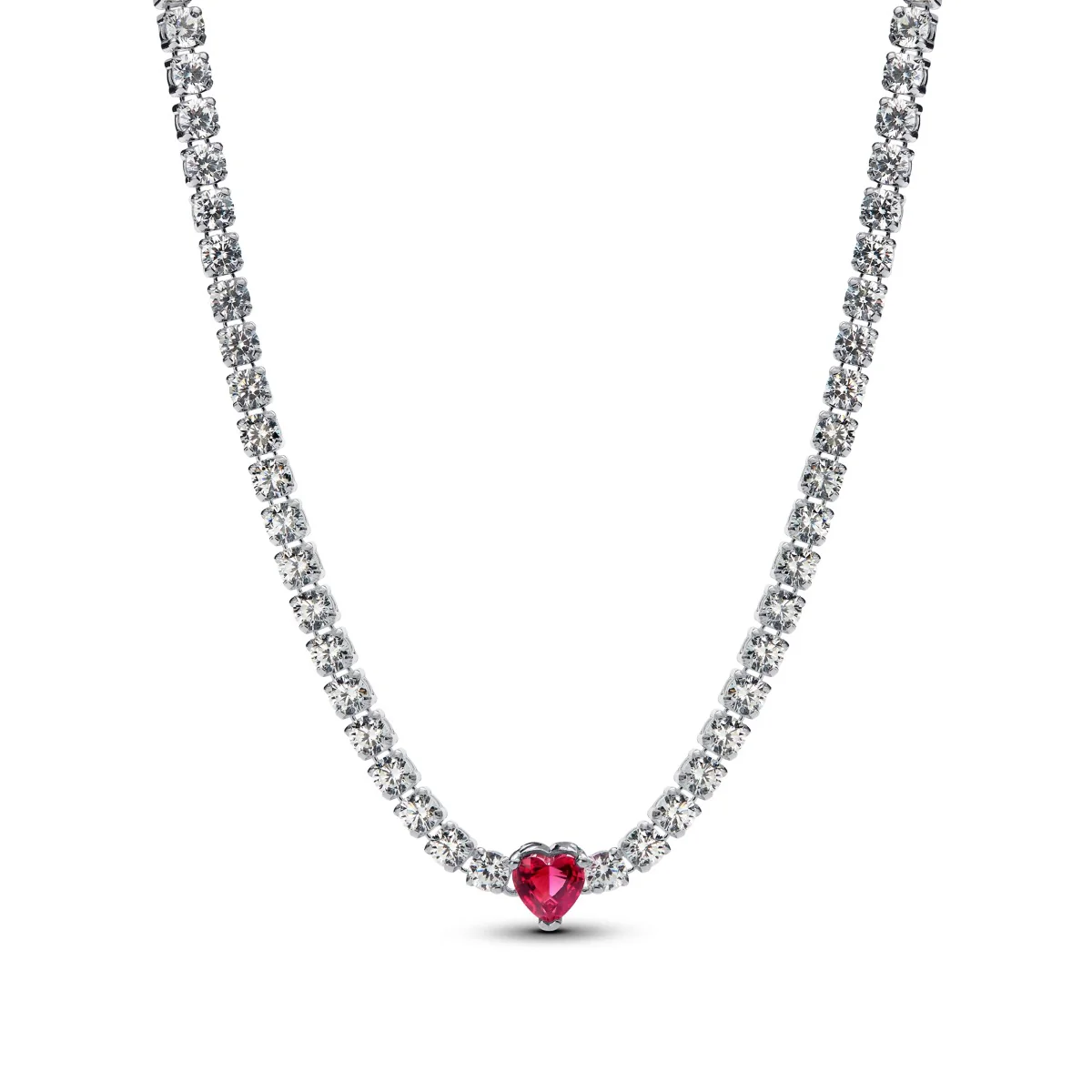 Pandora Moments 925 Sterling Silver Necklace 393549C01-40