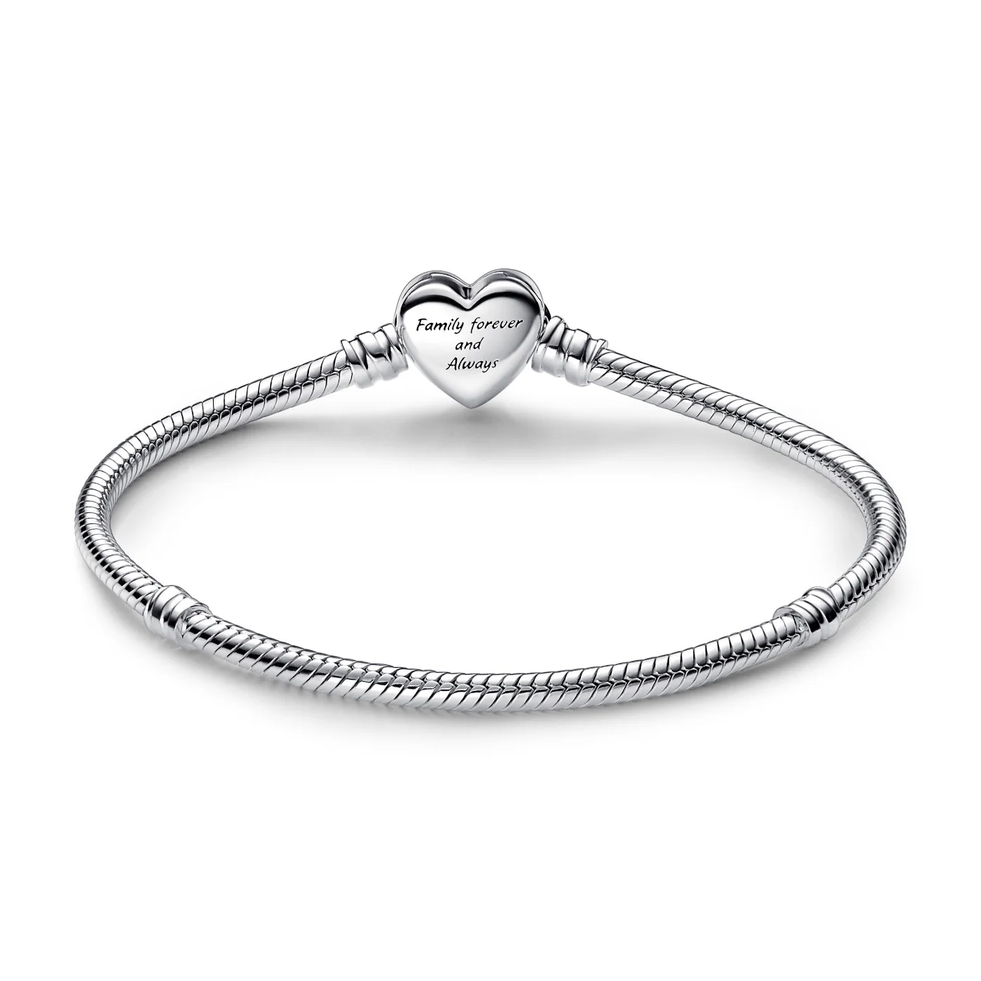 Pandora Moments 925 Sterling Silver Sparkling Infinity Heart Clasp Bracelet 592645C01-20 - Image 4