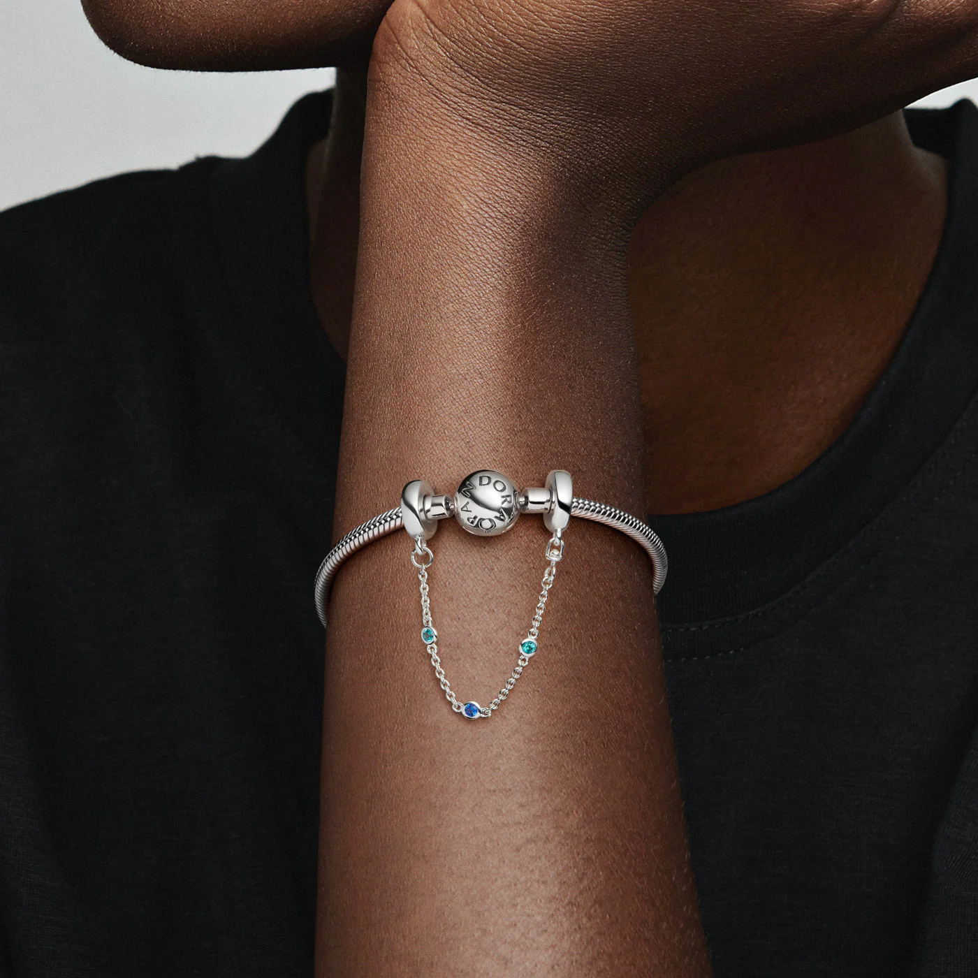 Pandora Moments 925 Sterling Zilveren Veiligheidsketting 791688C01-05 - Image 3